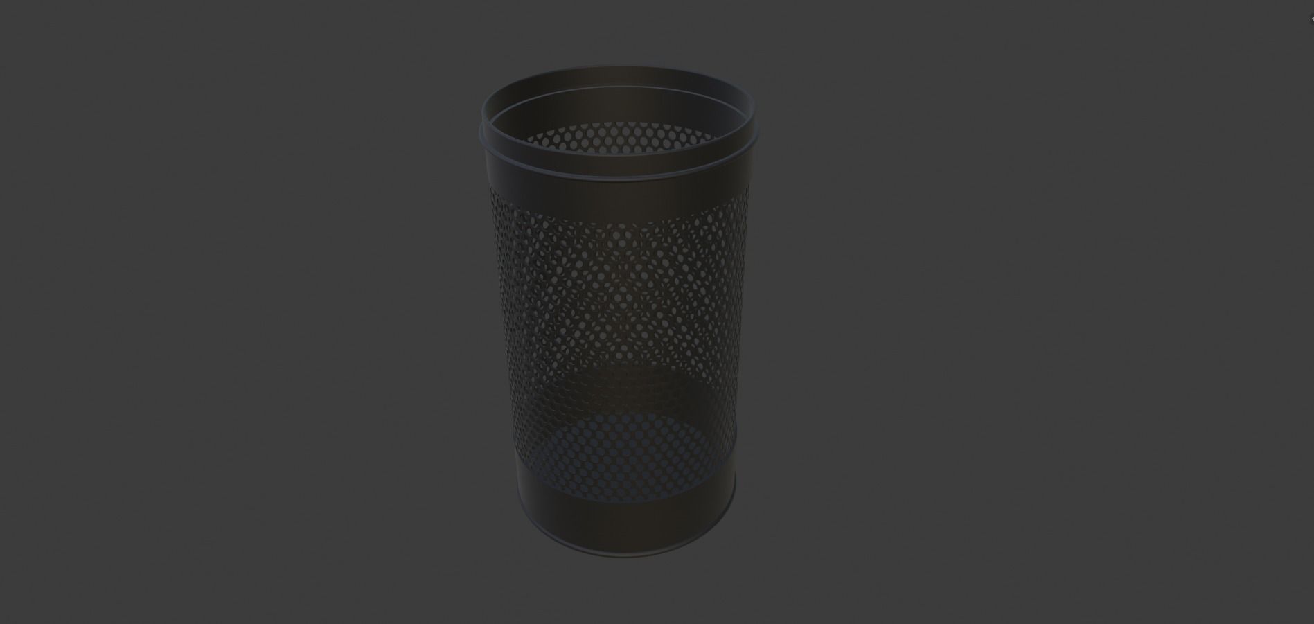Dust Bin 3D Model Free 3D model_1