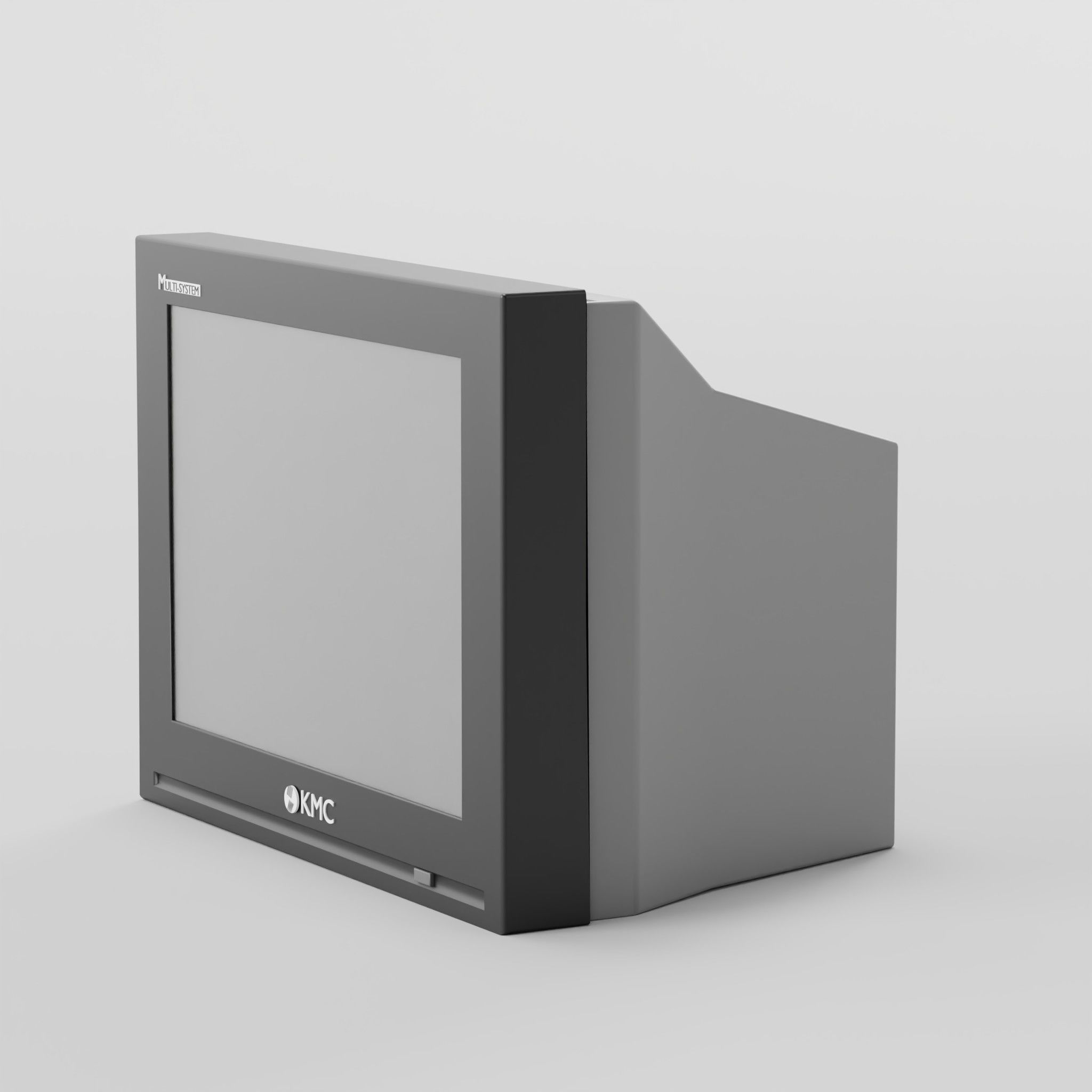 Old TV Free low-poly 3D model_4