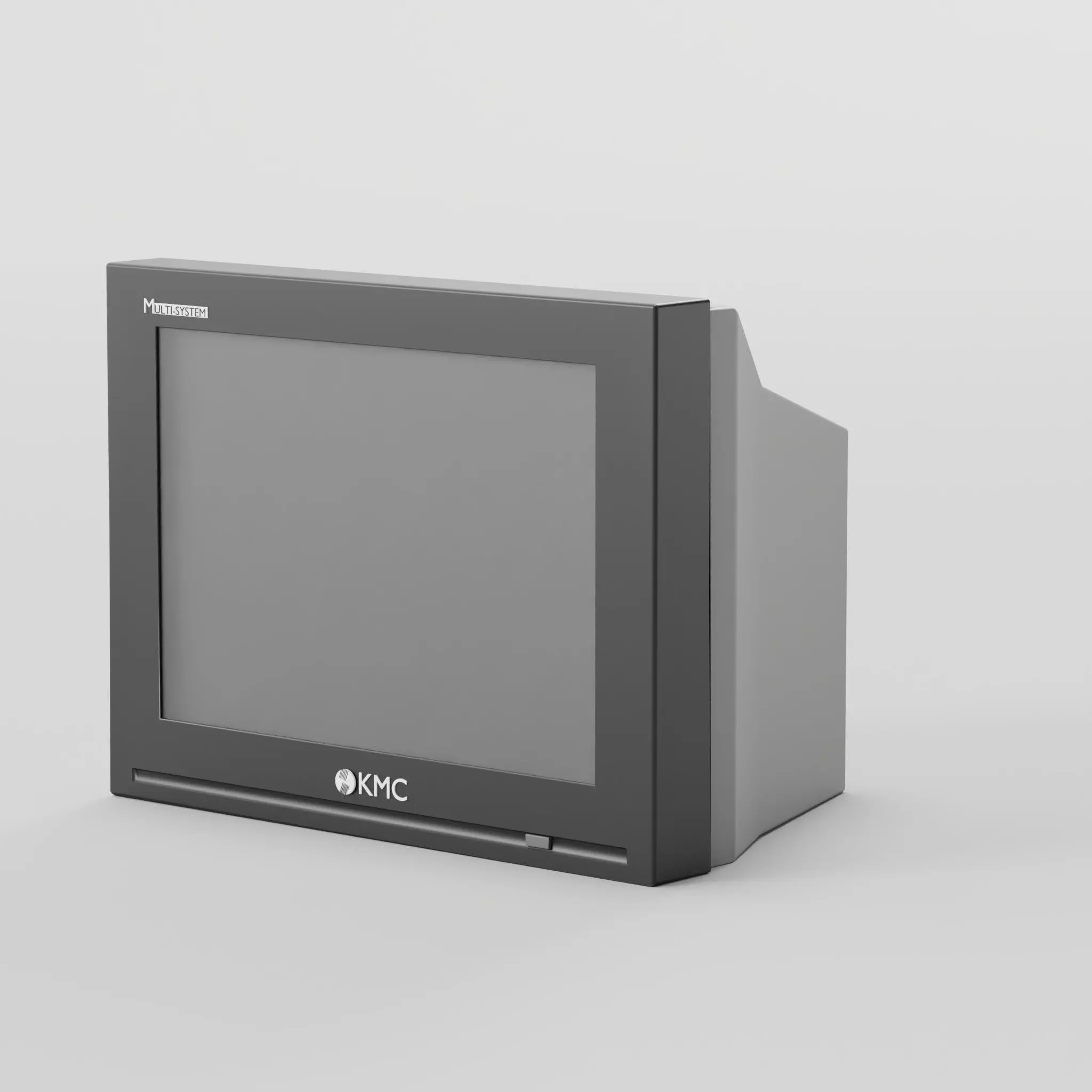 Old TV Free low-poly 3D model_0