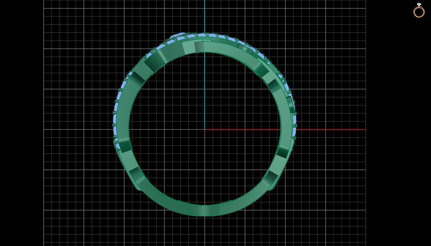 Ring Hermes 3D print model_3