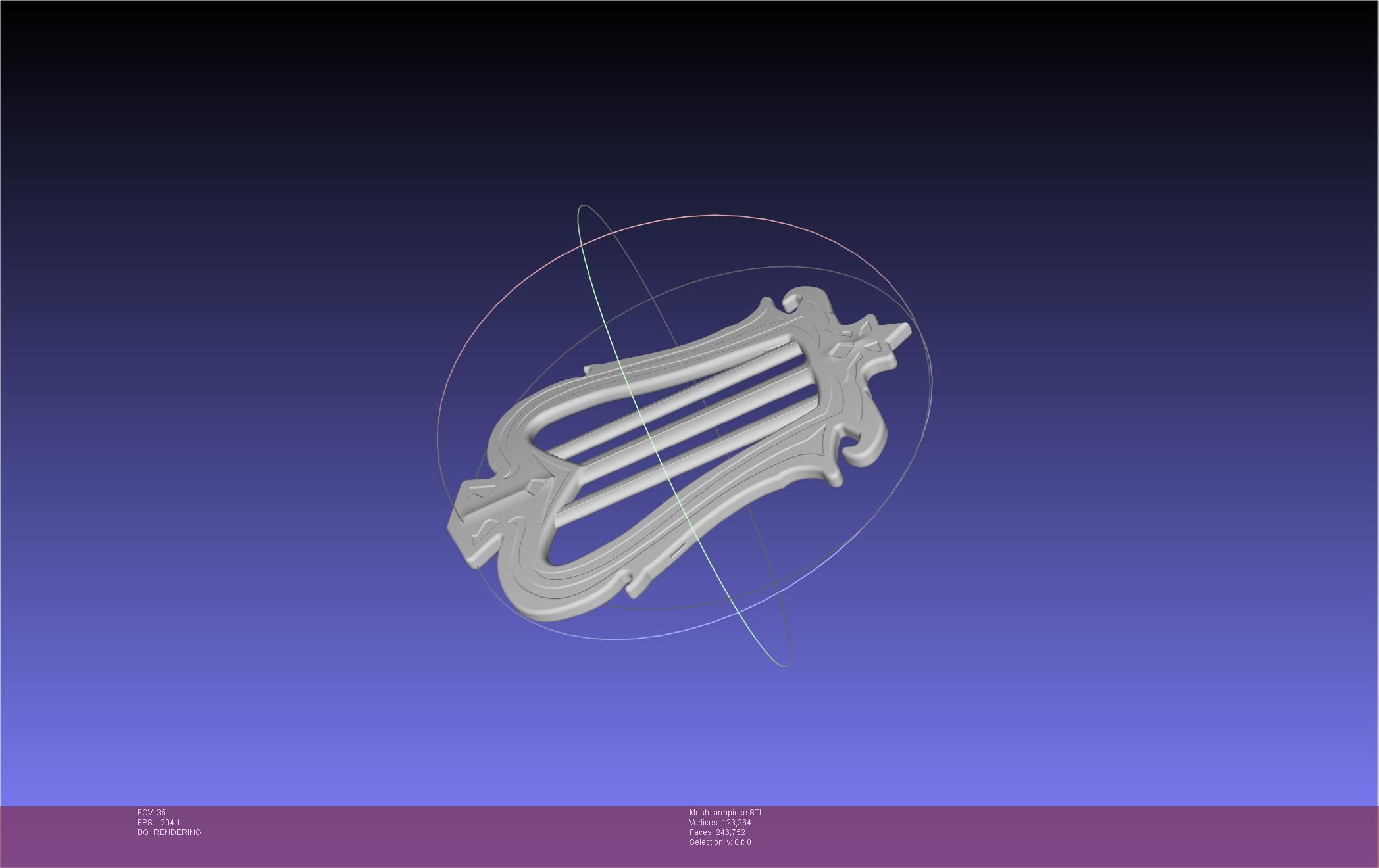 Final Fantasy XIV Dancer Arm Ornament Printable Model 3D print model_62