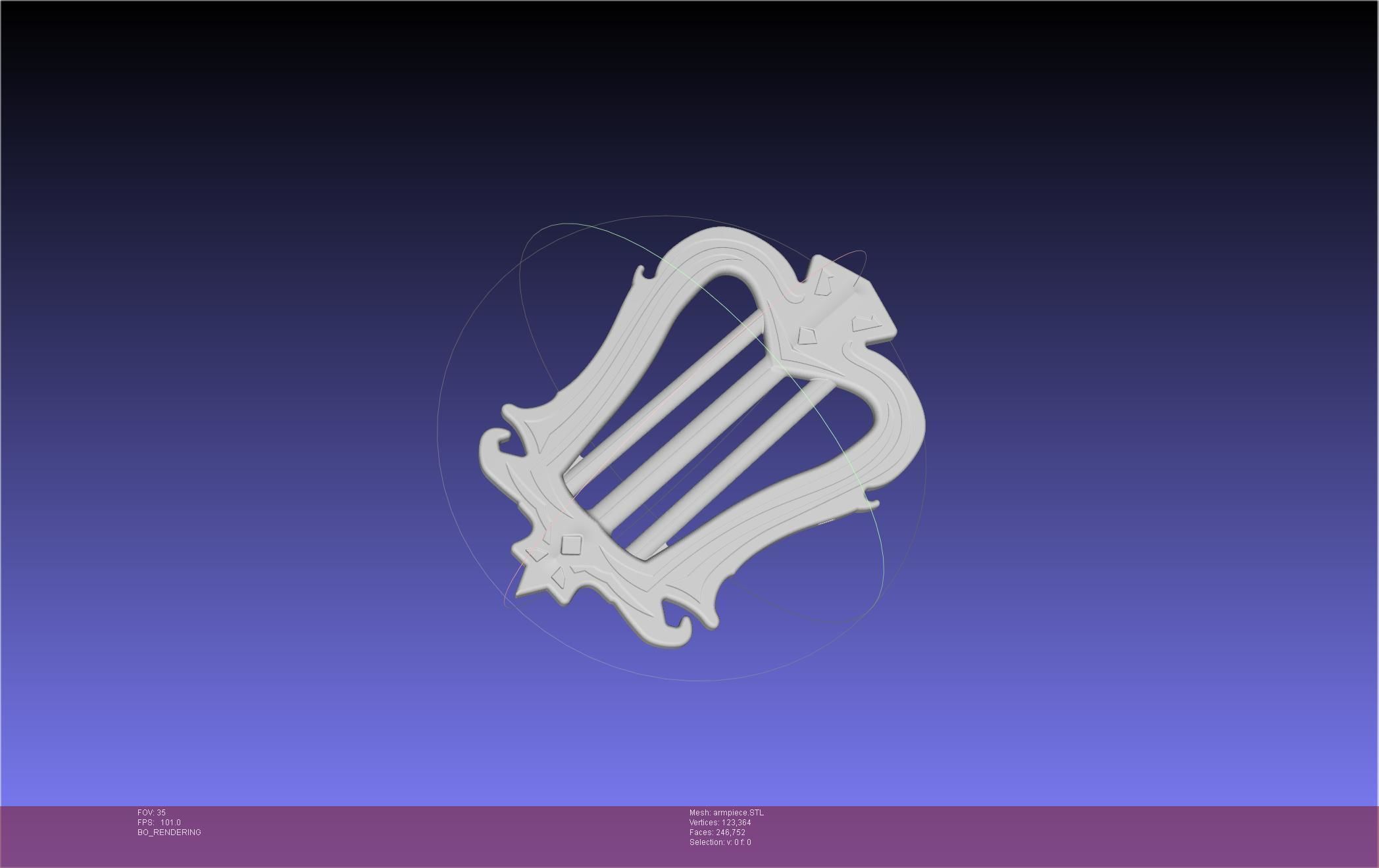 Final Fantasy XIV Dancer Arm Ornament Printable Model 3D print model_54