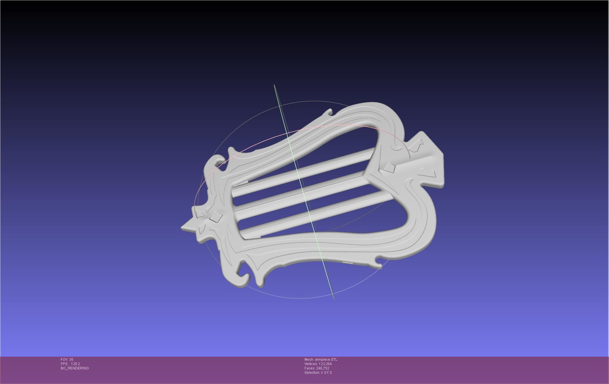 Final Fantasy XIV Dancer Arm Ornament Printable Model 3D print model_52