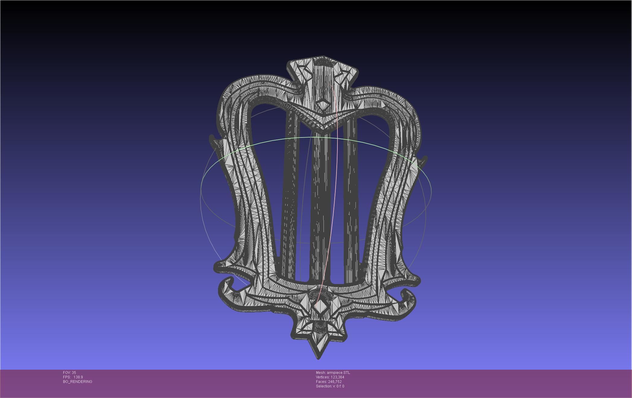 Final Fantasy XIV Dancer Arm Ornament Printable Model 3D print model_50