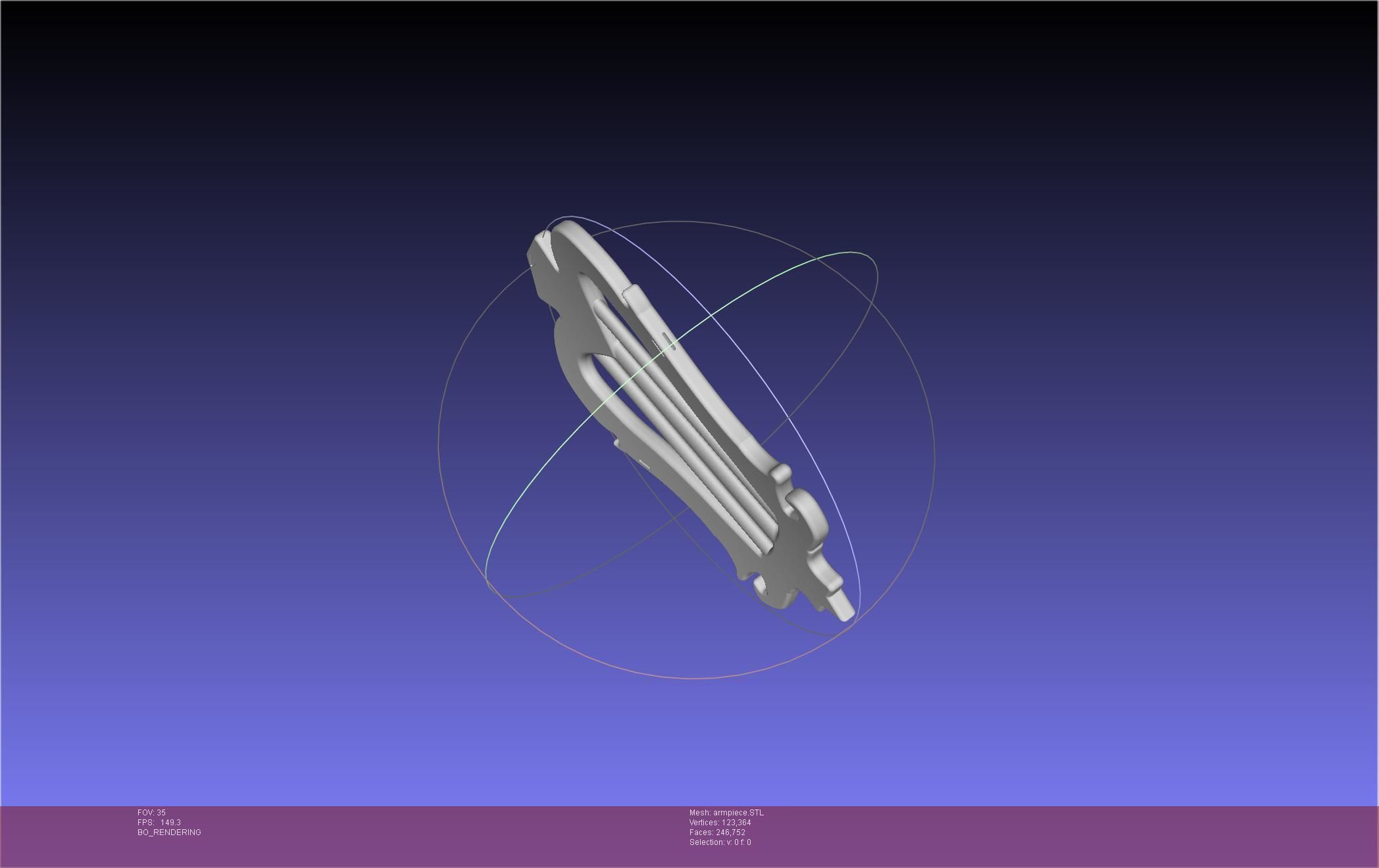 Final Fantasy XIV Dancer Arm Ornament Printable Model 3D print model_58