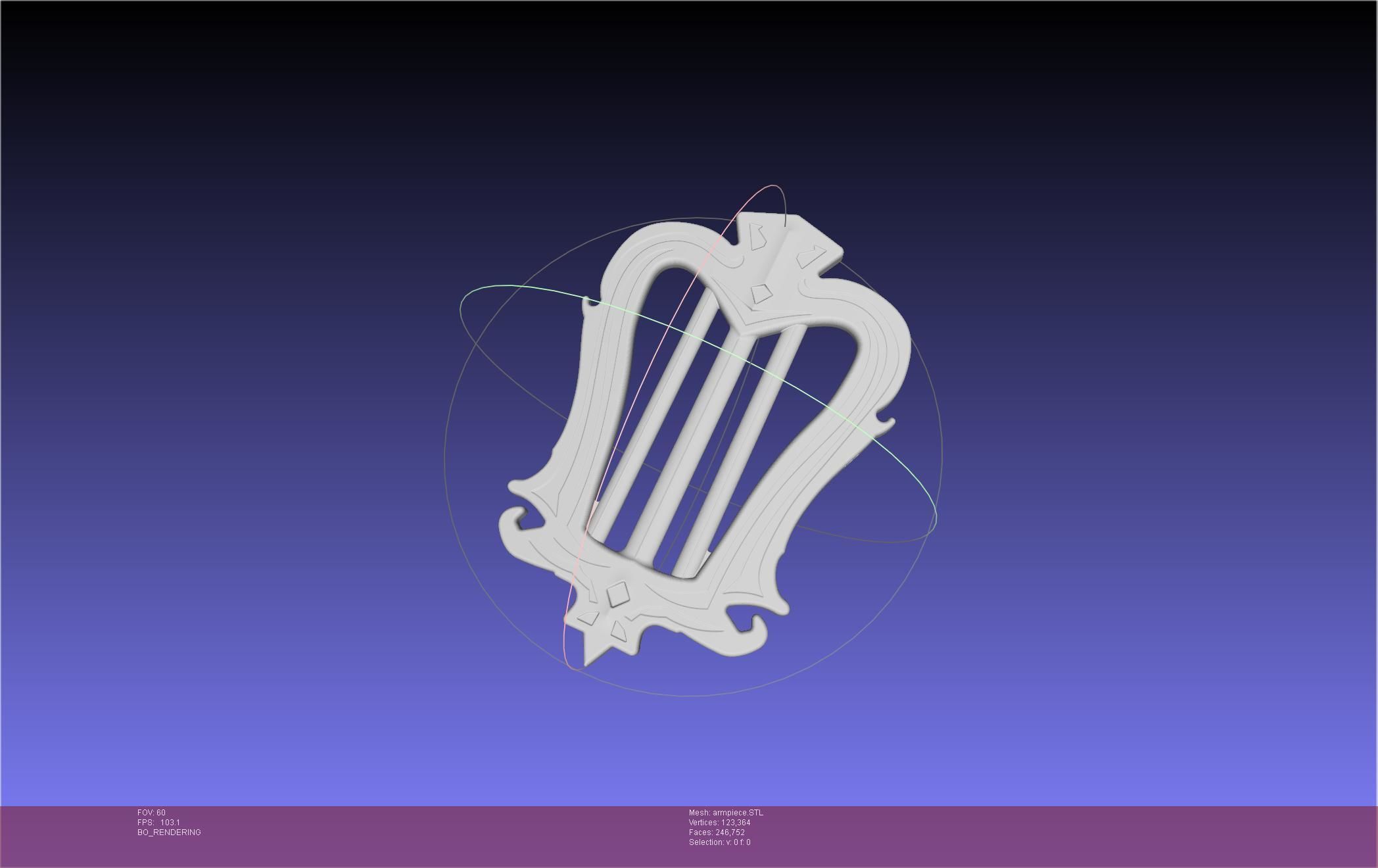 Final Fantasy XIV Dancer Arm Ornament Printable Model 3D print model_28