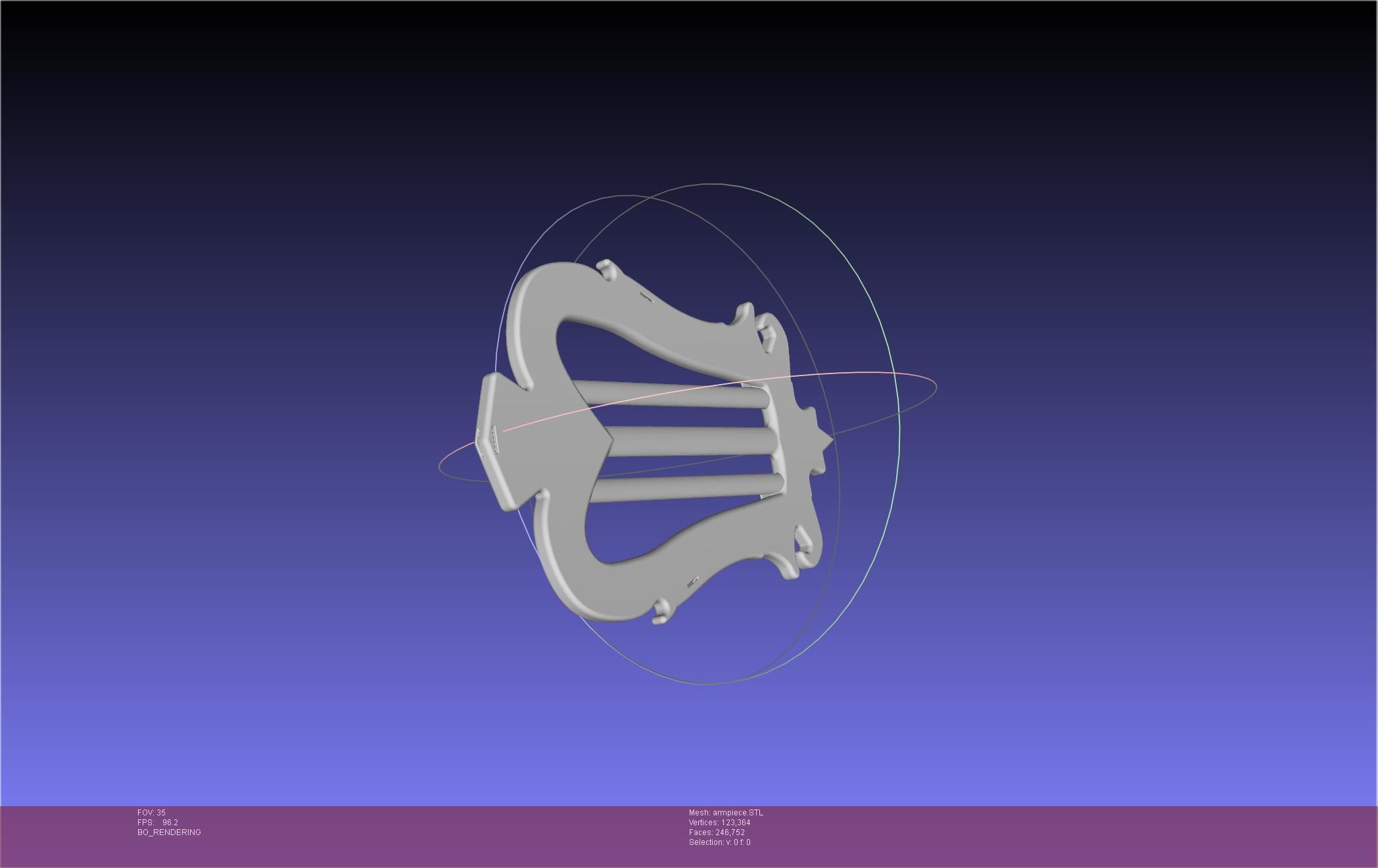 Final Fantasy XIV Dancer Arm Ornament Printable Model 3D print model_60