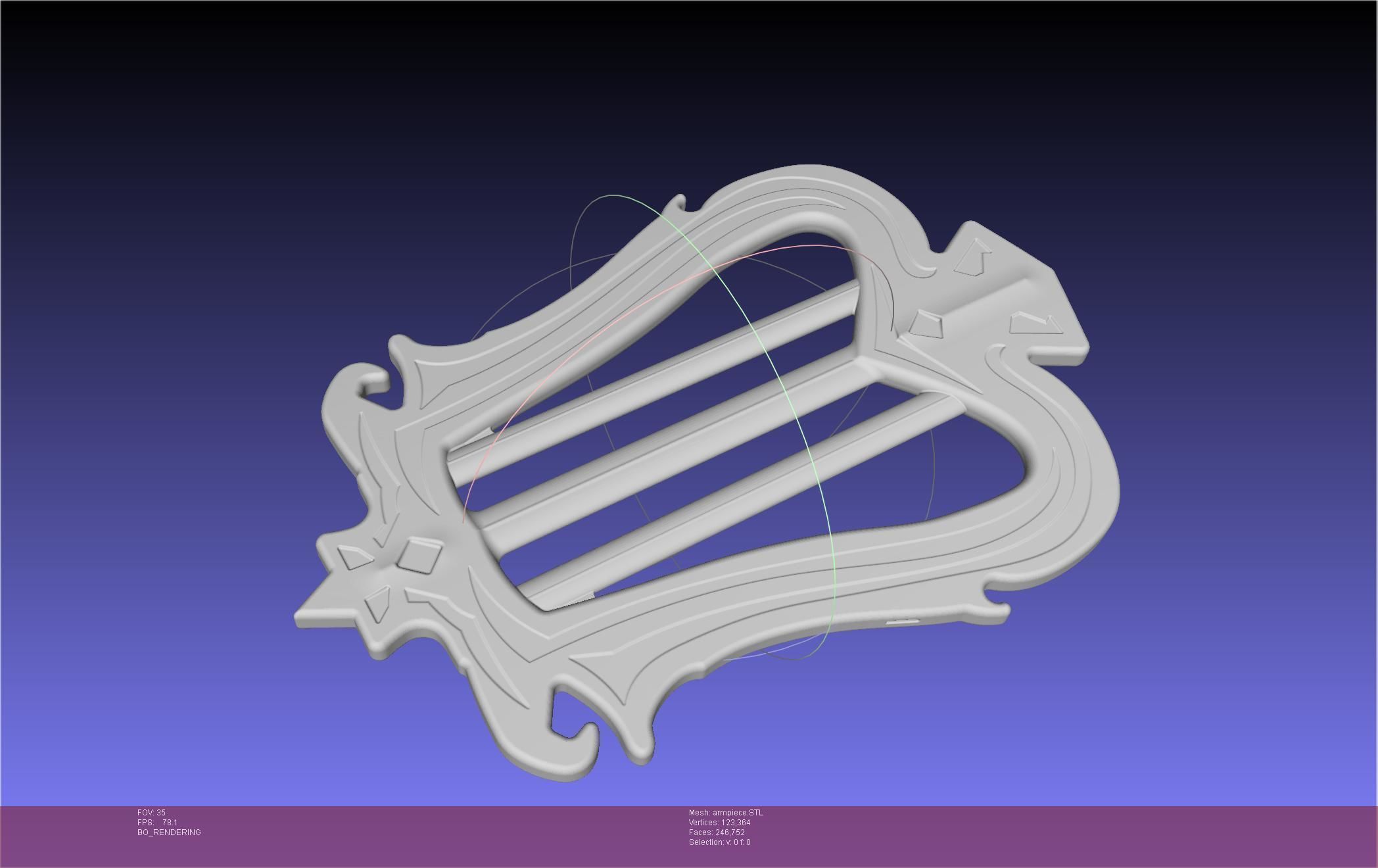 Final Fantasy XIV Dancer Arm Ornament Printable Model 3D print model_53