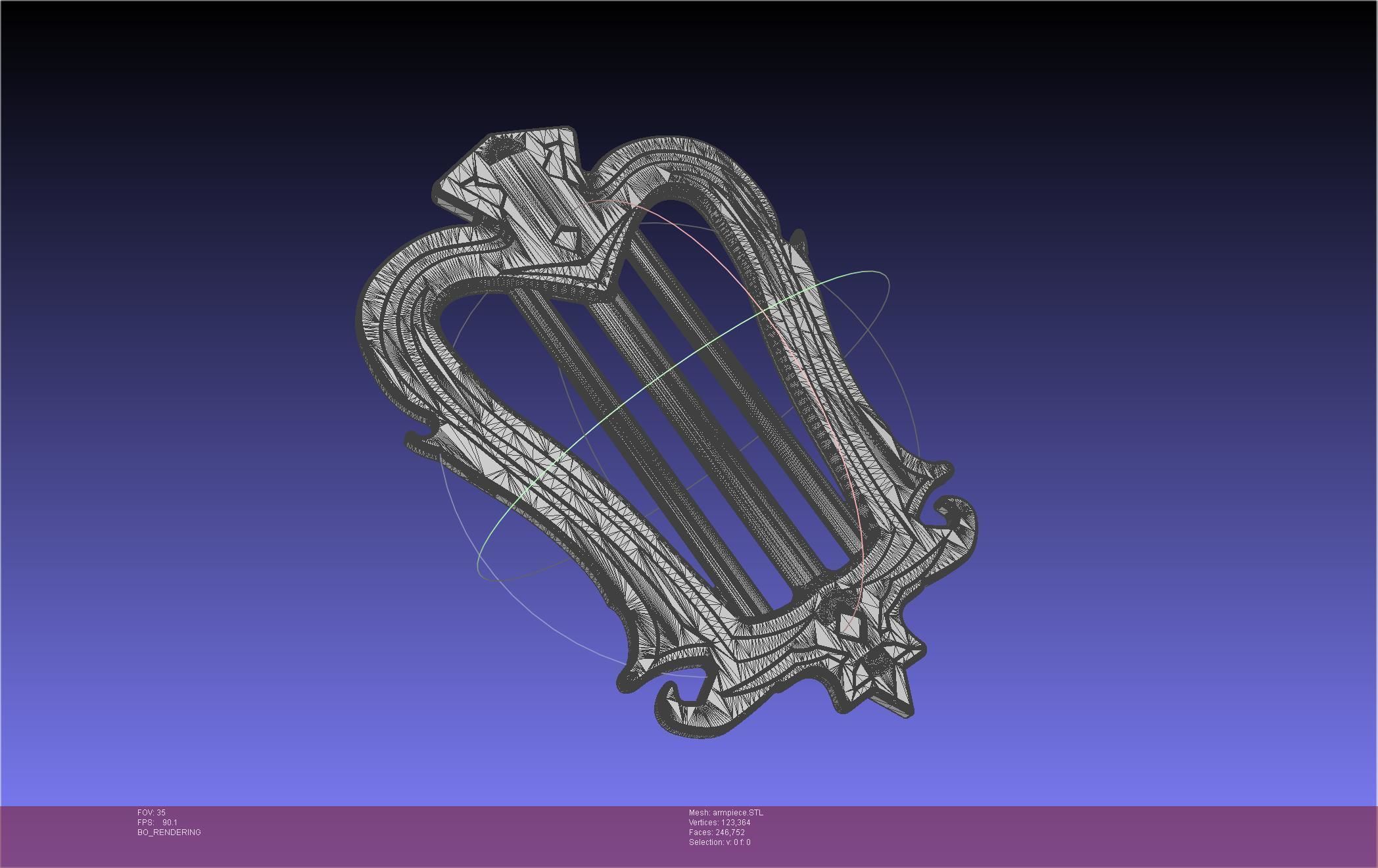 Final Fantasy XIV Dancer Arm Ornament Printable Model 3D print model_48