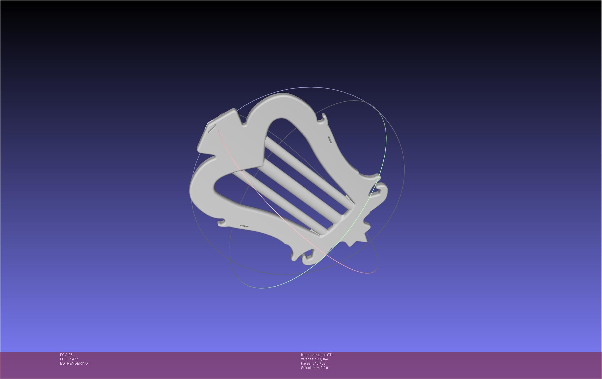 Final Fantasy XIV Dancer Arm Ornament Printable Model 3D print model_57