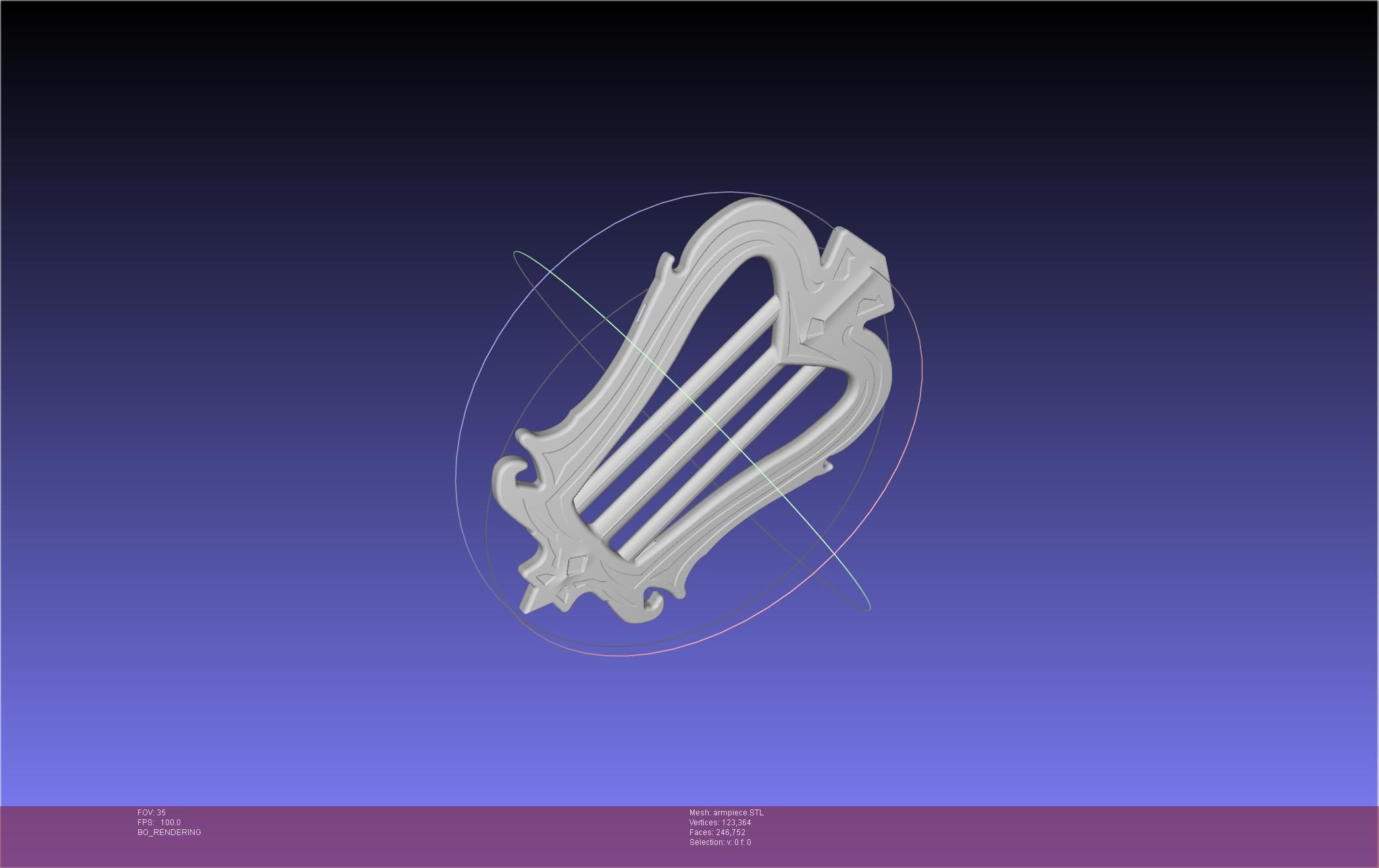 Final Fantasy XIV Dancer Arm Ornament Printable Model 3D print model_55