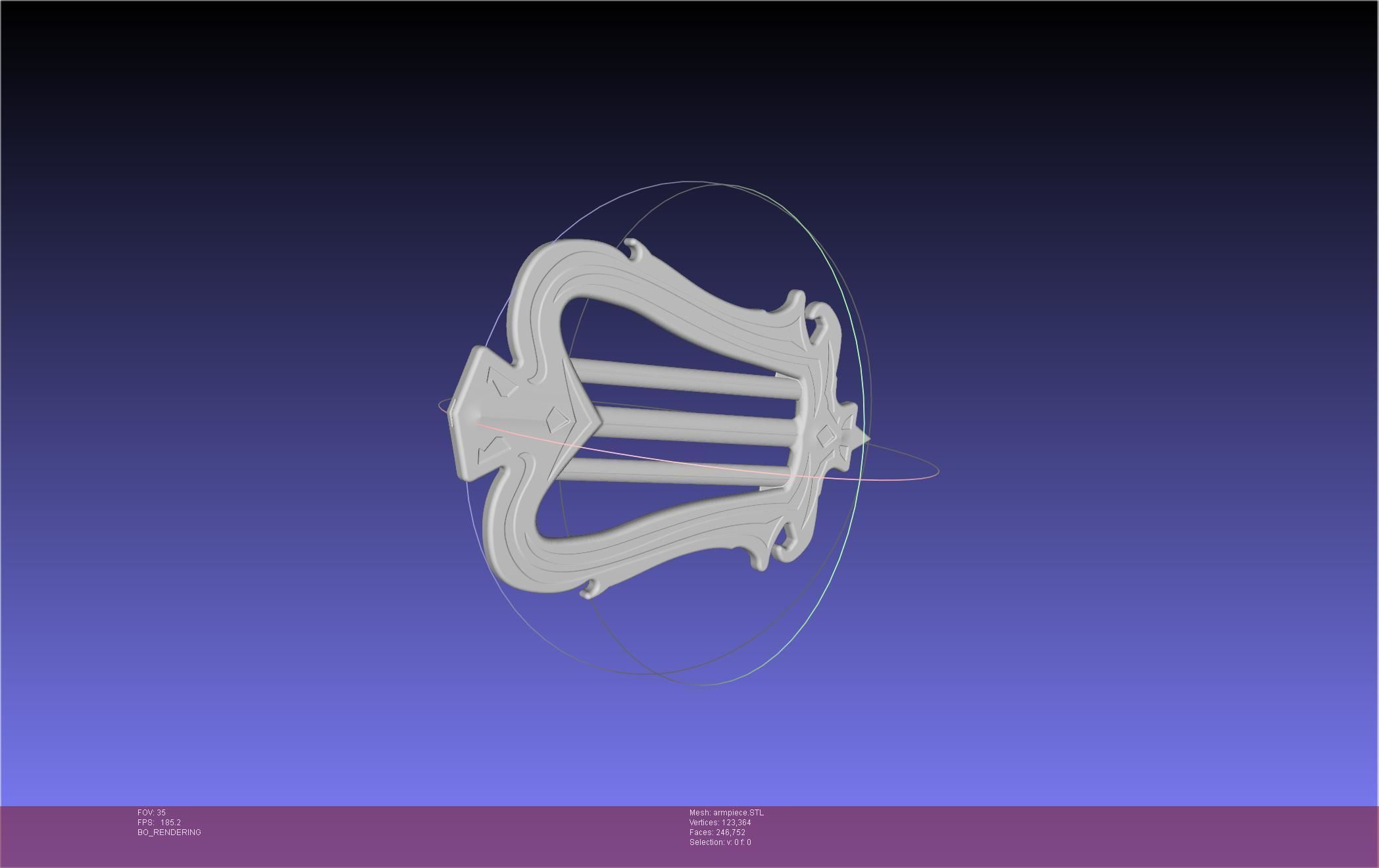 Final Fantasy XIV Dancer Arm Ornament Printable Model 3D print model_63