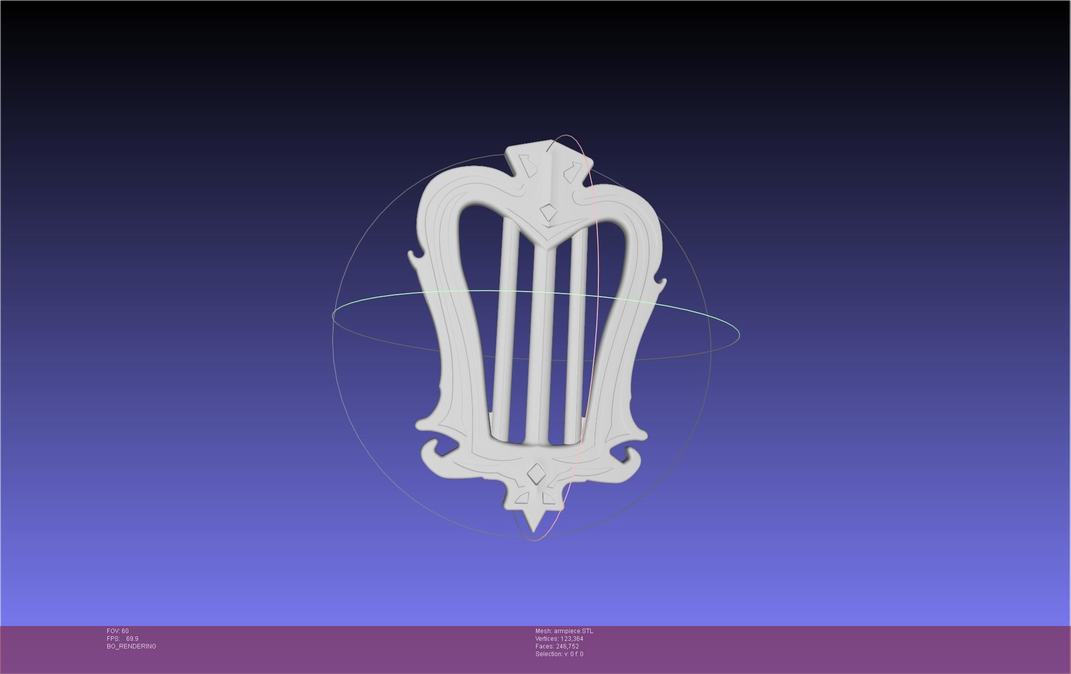 Final Fantasy XIV Dancer Arm Ornament Printable Model 3D print model_2