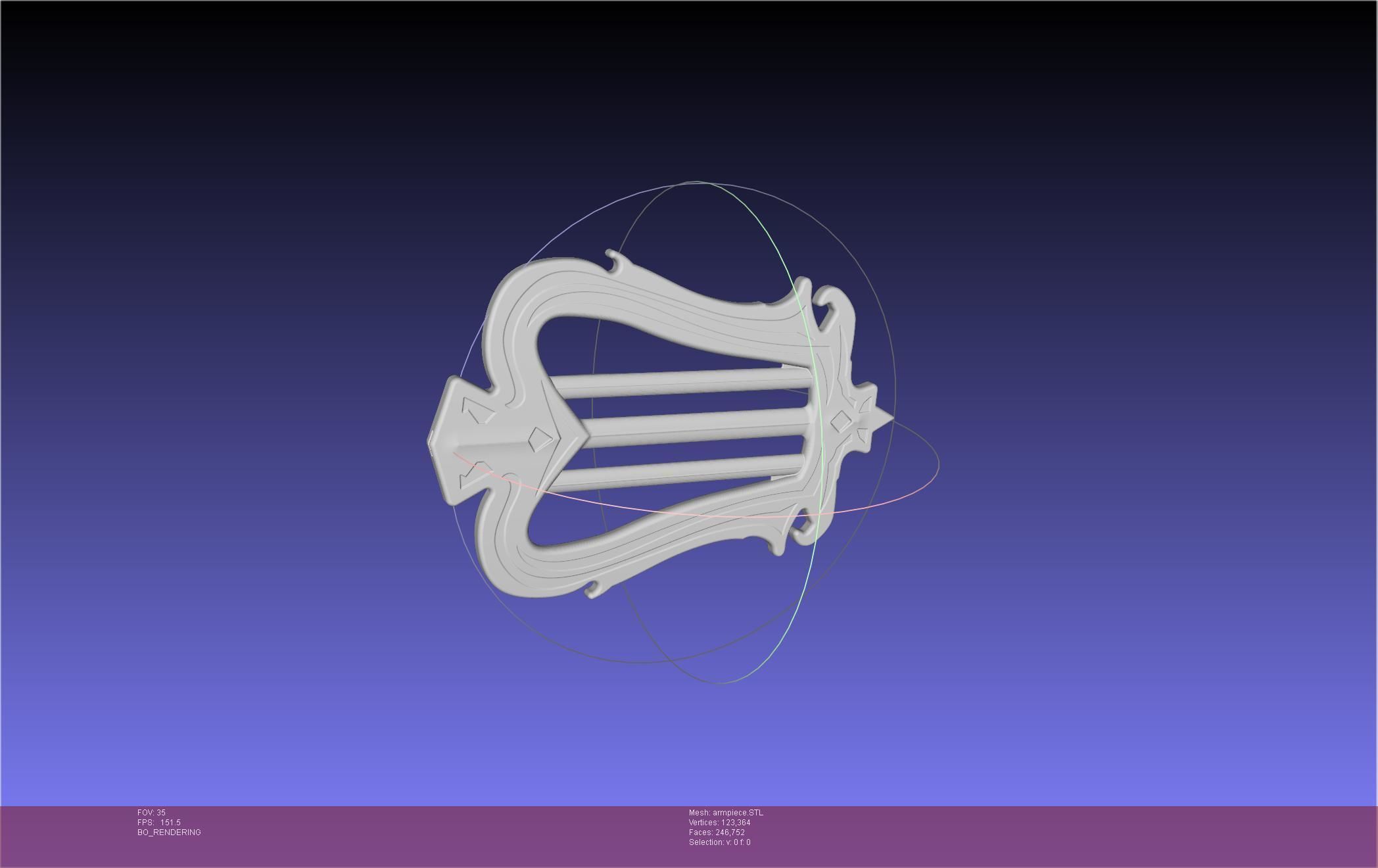 Final Fantasy XIV Dancer Arm Ornament Printable Model 3D print model_64