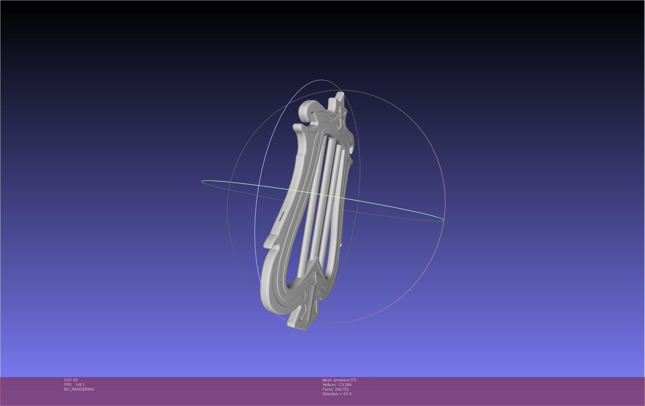 Final Fantasy XIV Dancer Arm Ornament Printable Model 3D print model_25
