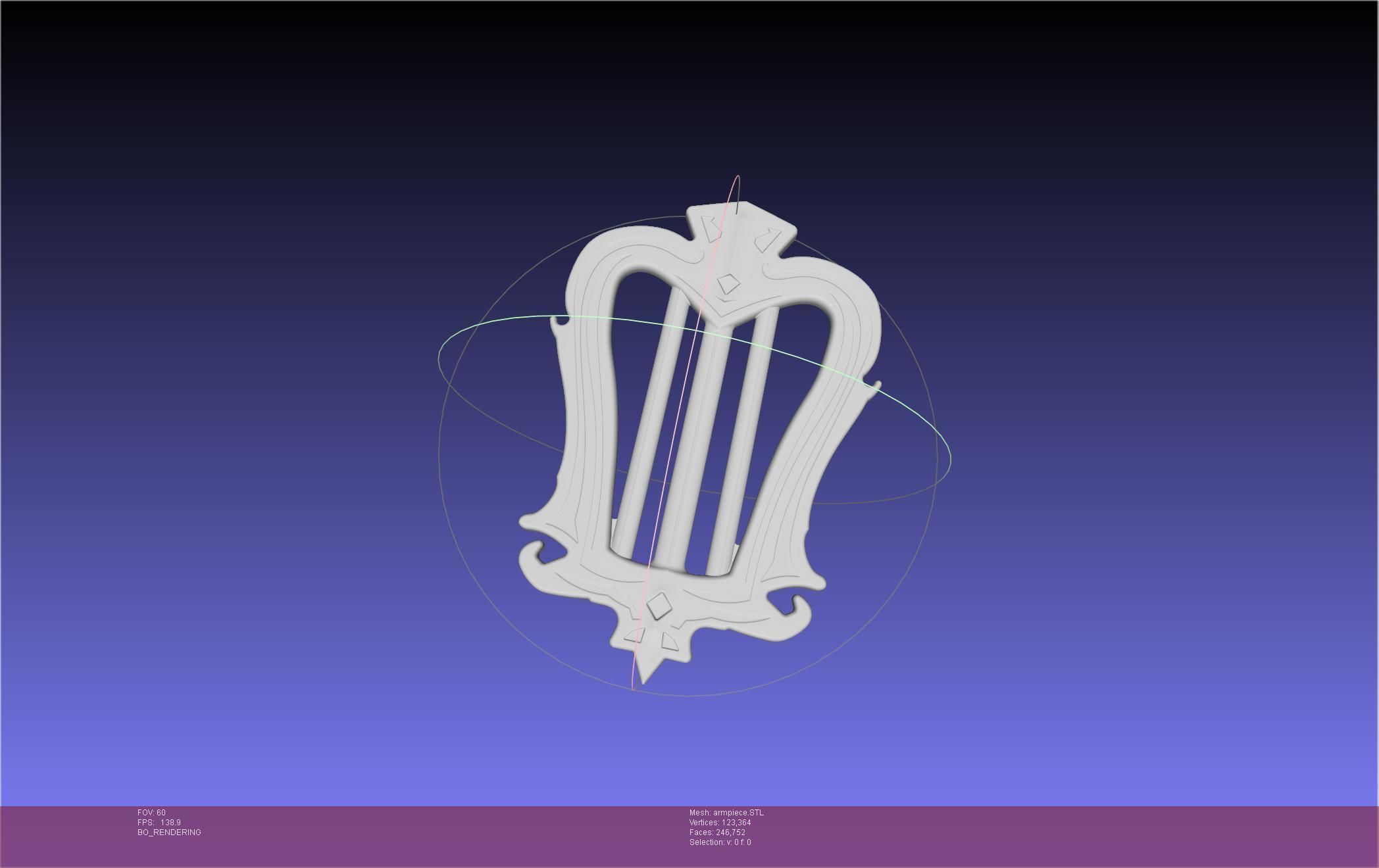 Final Fantasy XIV Dancer Arm Ornament Printable Model 3D print model_1