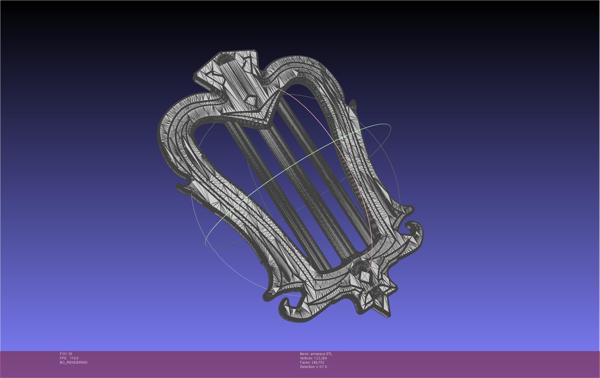 Final Fantasy XIV Dancer Arm Ornament Printable Model 3D print model_49