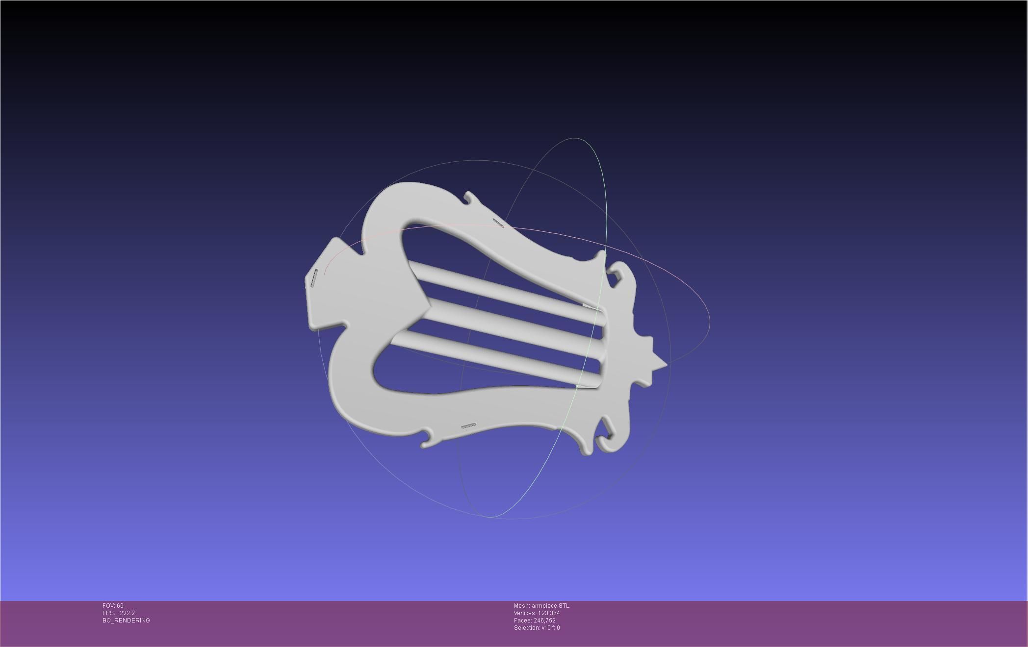 Final Fantasy XIV Dancer Arm Ornament Printable Model 3D print model_33