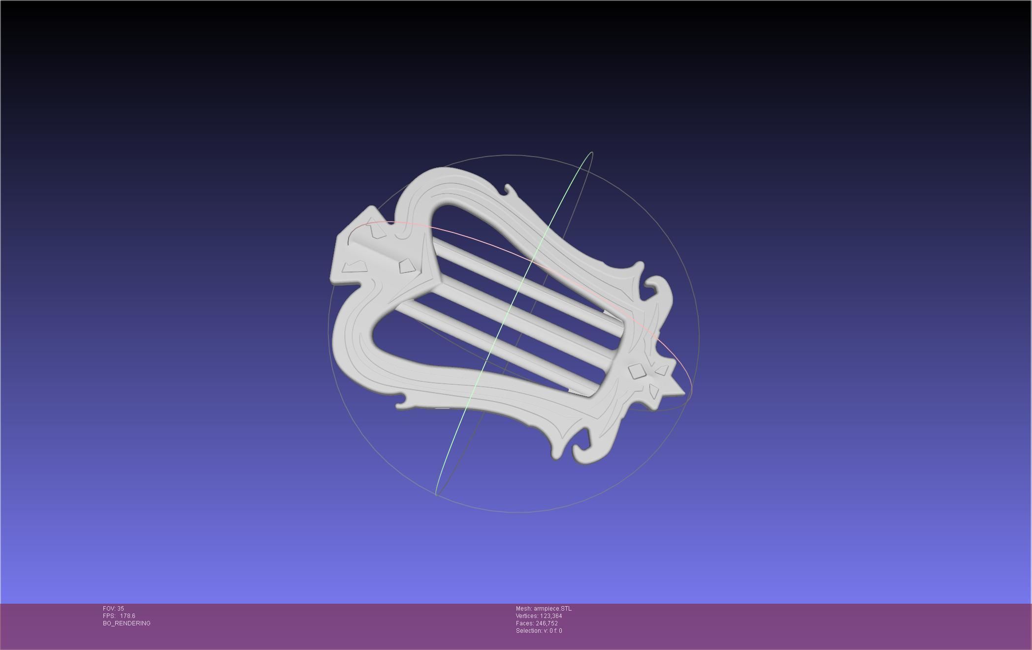 Final Fantasy XIV Dancer Arm Ornament Printable Model 3D print model_65