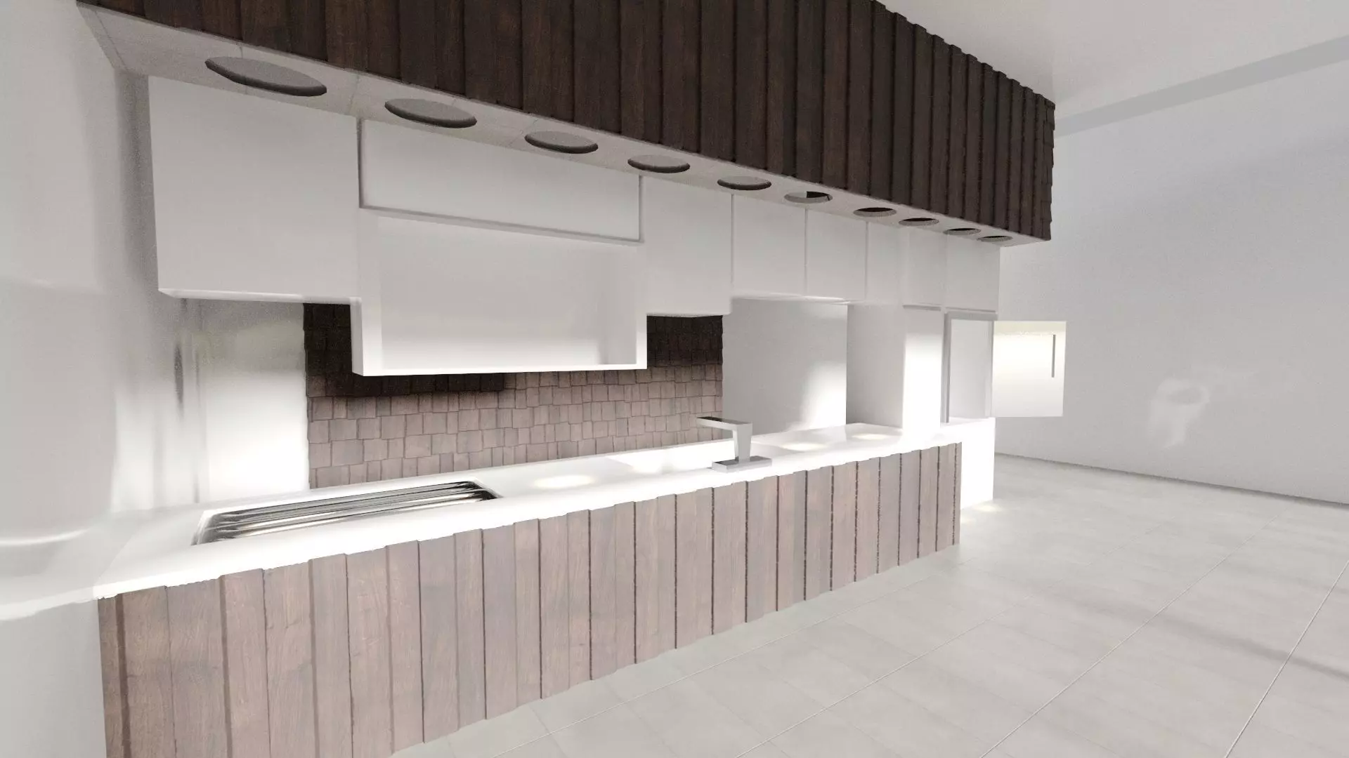 Modern Kitchen Free 3D print model