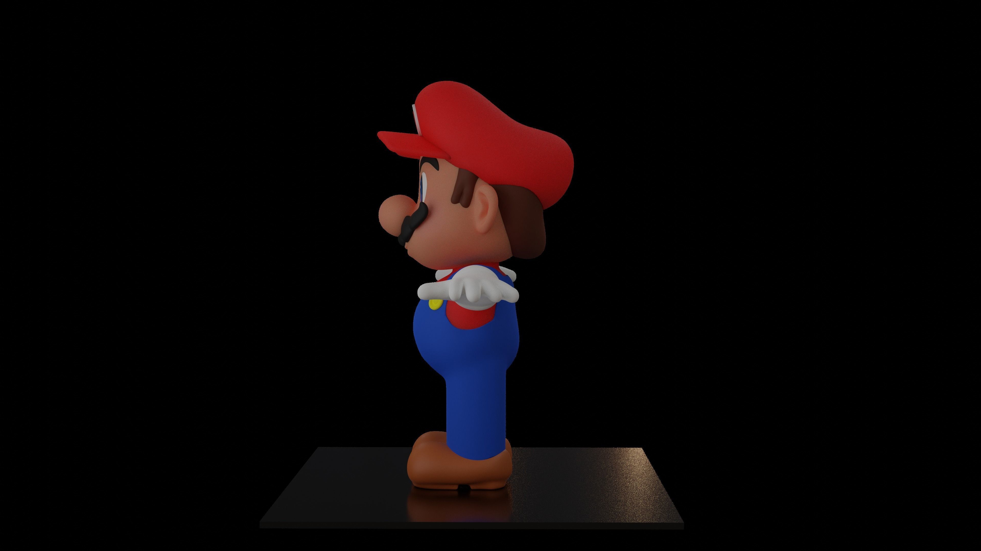 Mario 2 -Good Topology 3D model_1