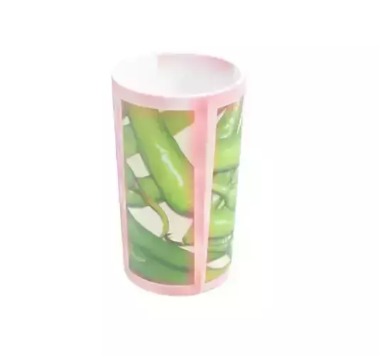 Elegant Tumbler Low-poly 3D model
