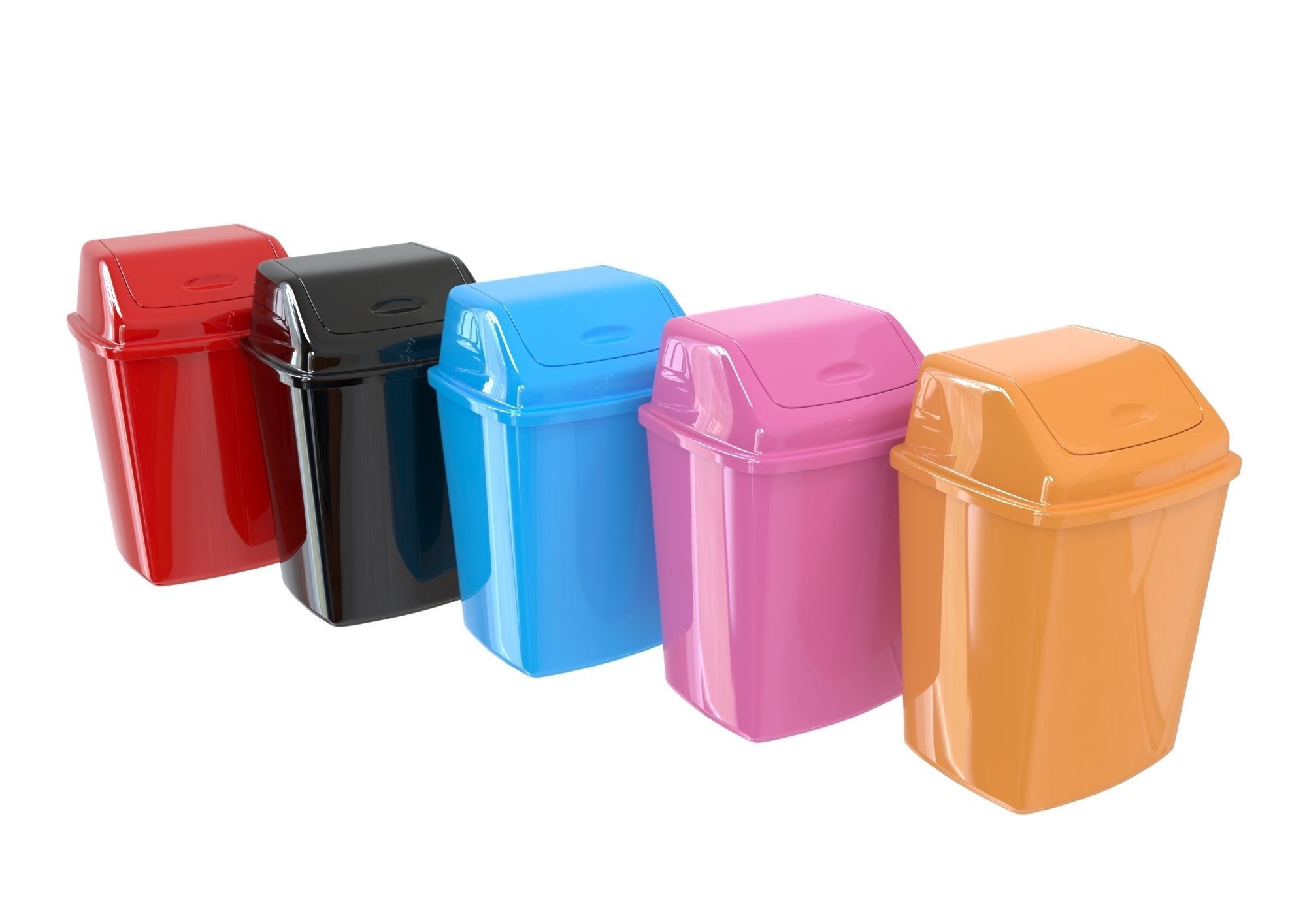 Trash Bin 3D model_2