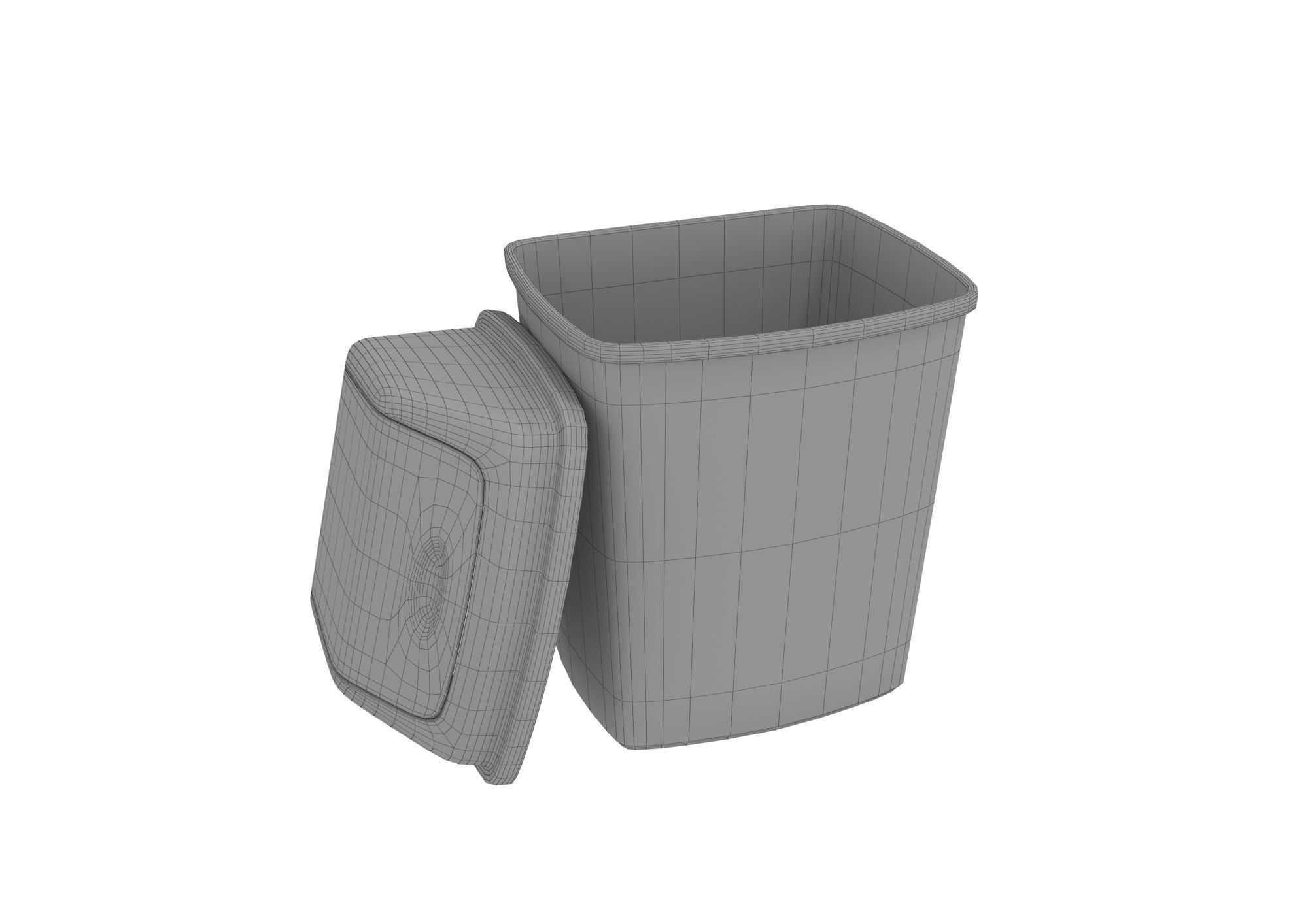Trash Bin 3D model_14
