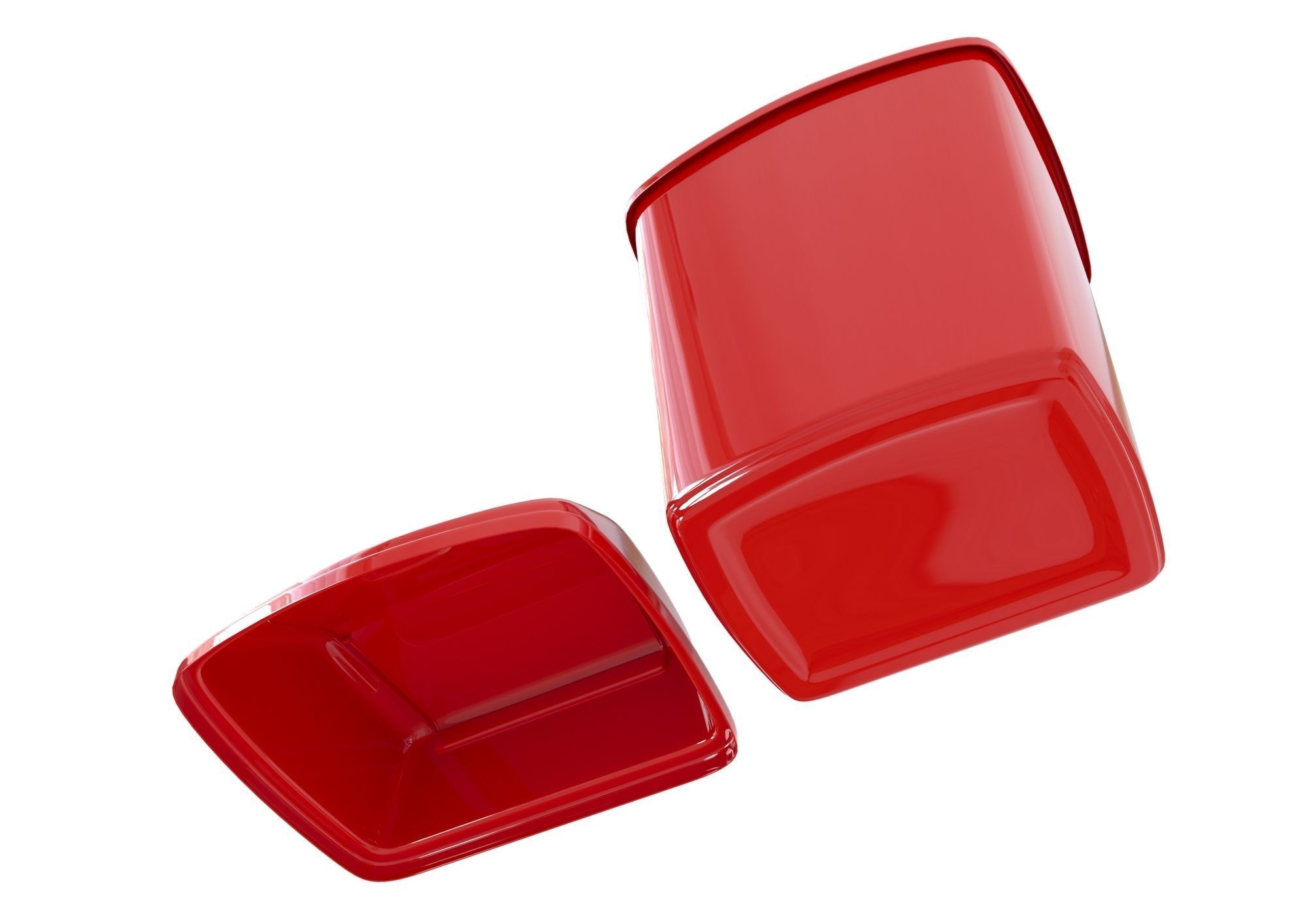 Trash Bin 3D model_7