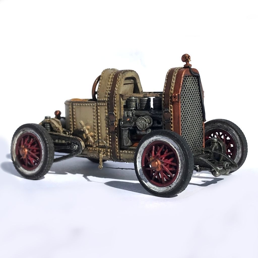 Steampunk roadster II 3D print model_6
