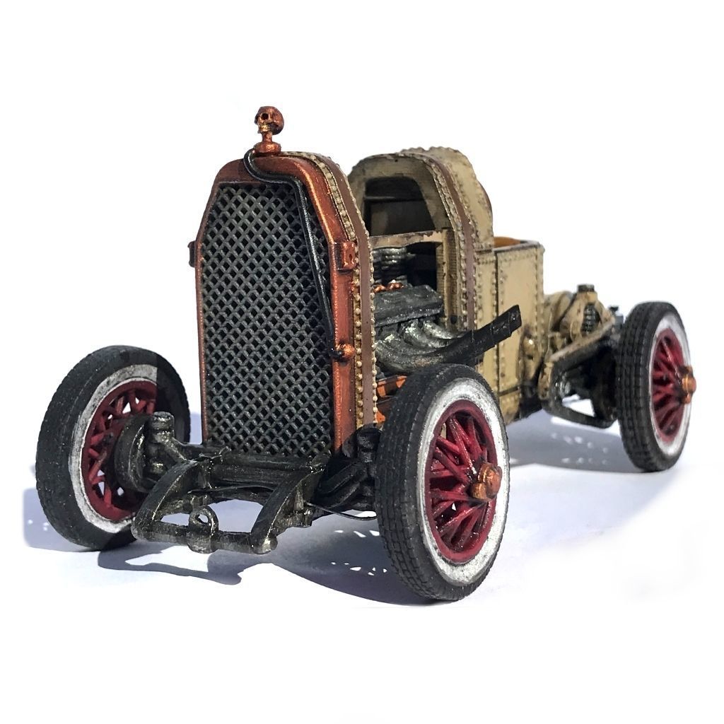 Steampunk roadster II 3D print model_5