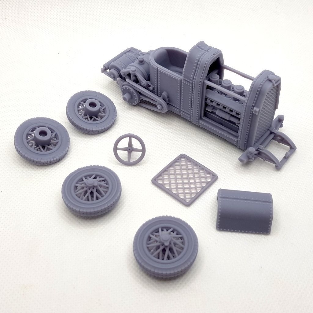 Steampunk roadster II 3D print model_2