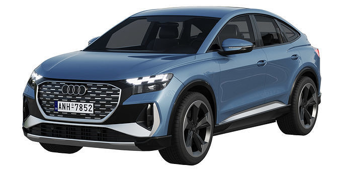 Audi Q4 Sportback e-tron 2021 3D model
