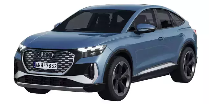 Audi Q4 Sportback e-tron 2021 3D model
