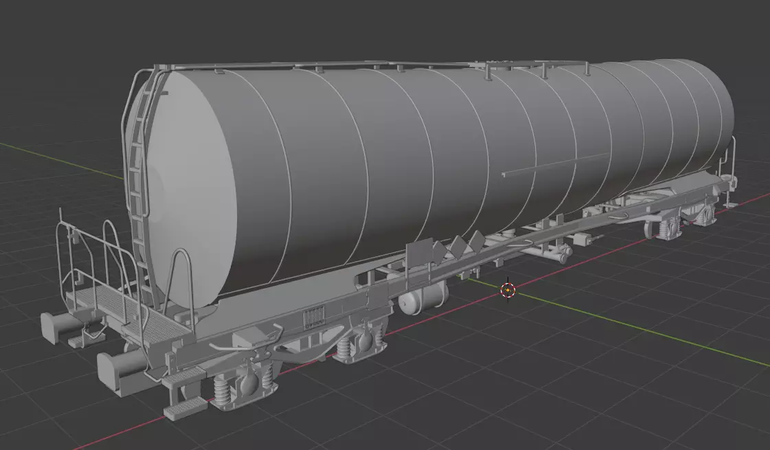 H0 1-87 scale Zacens 78 tank car 3D print model_0