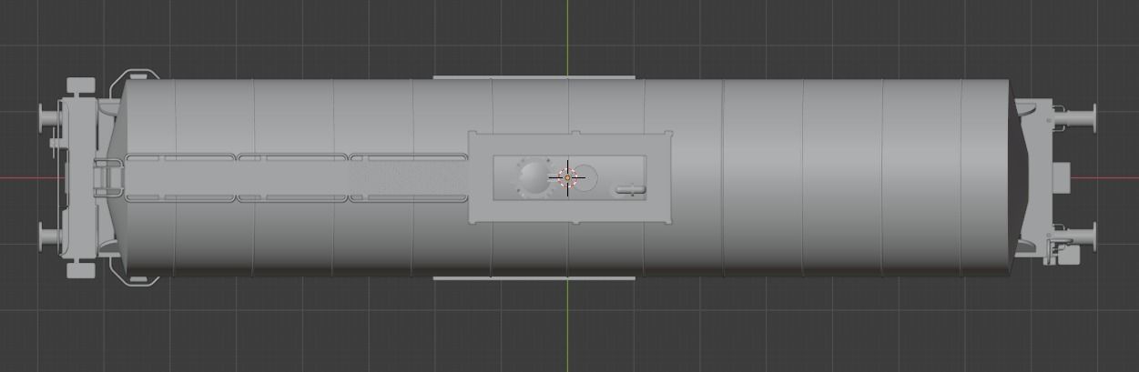 H0 1-87 scale Zacens 78 tank car 3D print model_3