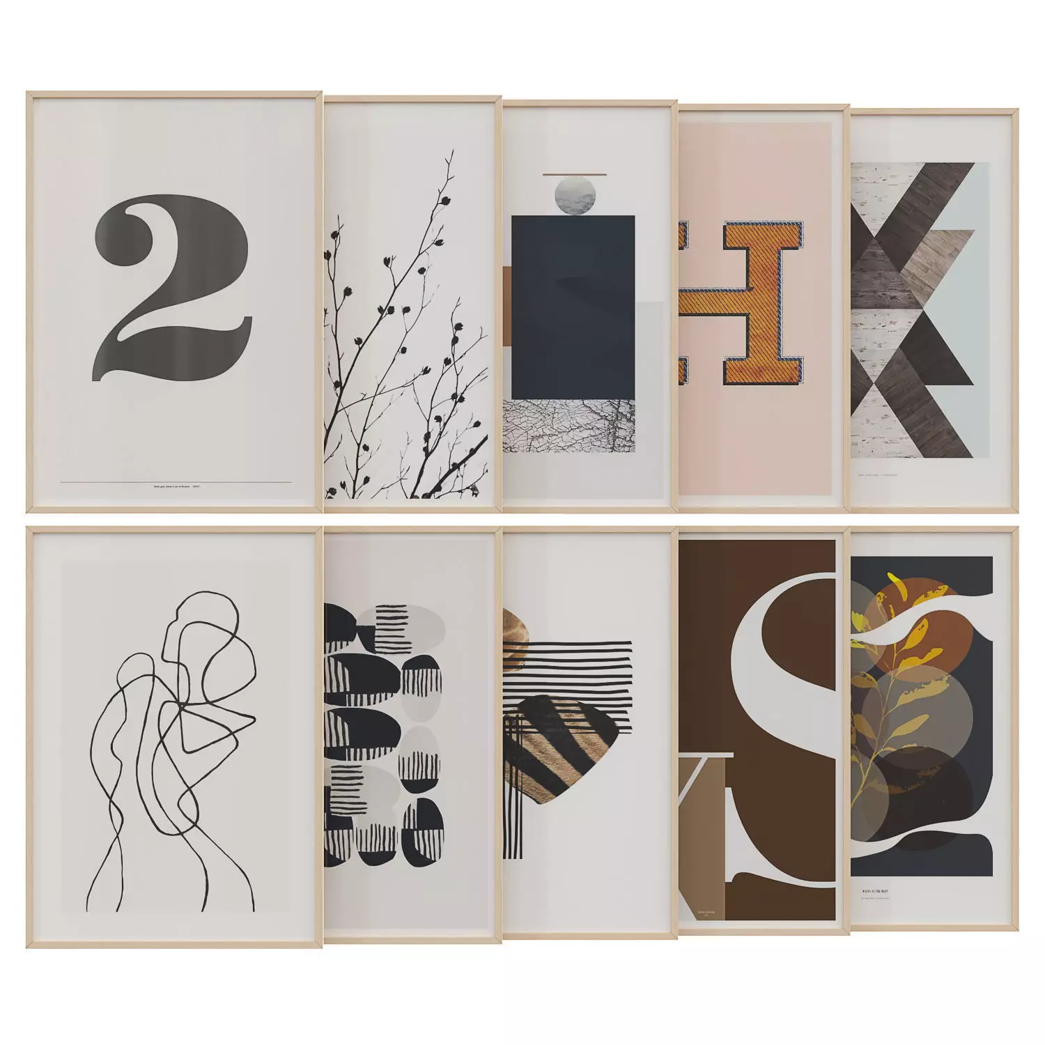 art work set 44 3D model_0