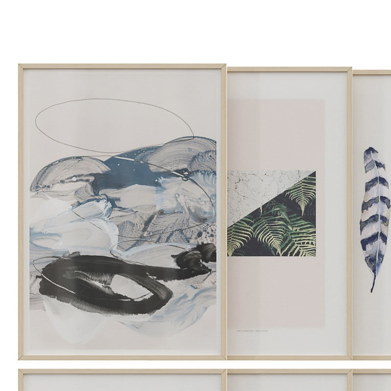 art work set 43 3D model_1