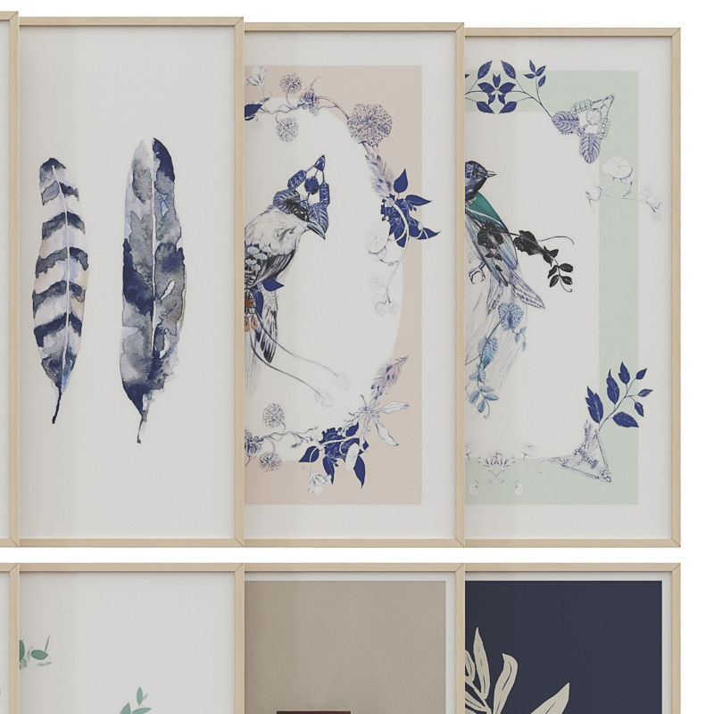 art work set 43 3D model_2