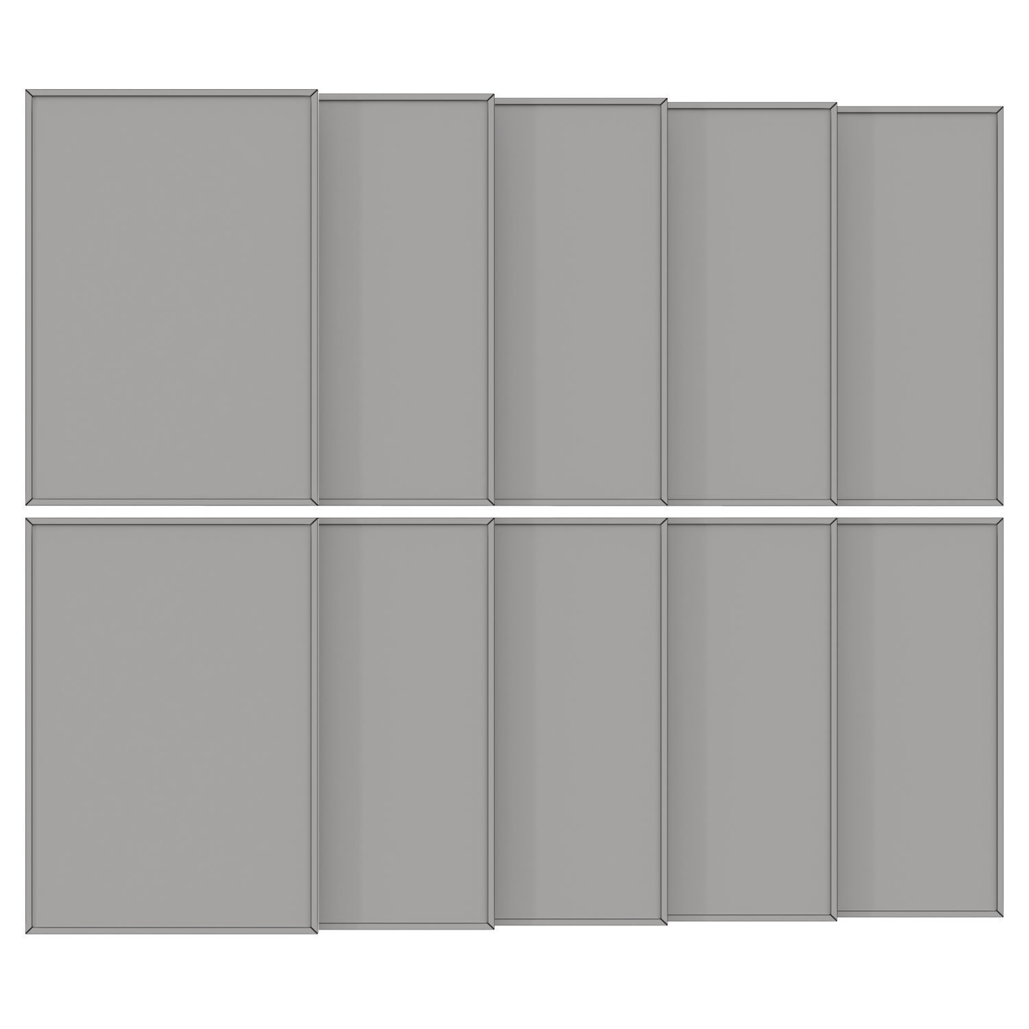 art work set 43 3D model_4