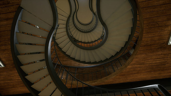 Research Center 01 Low-poly 3D model 7