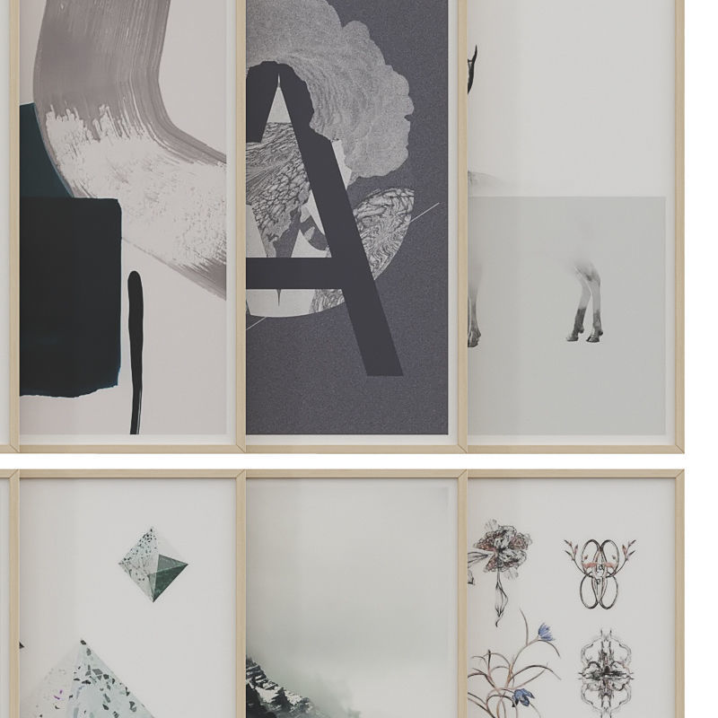 art work set 42 3D model_2