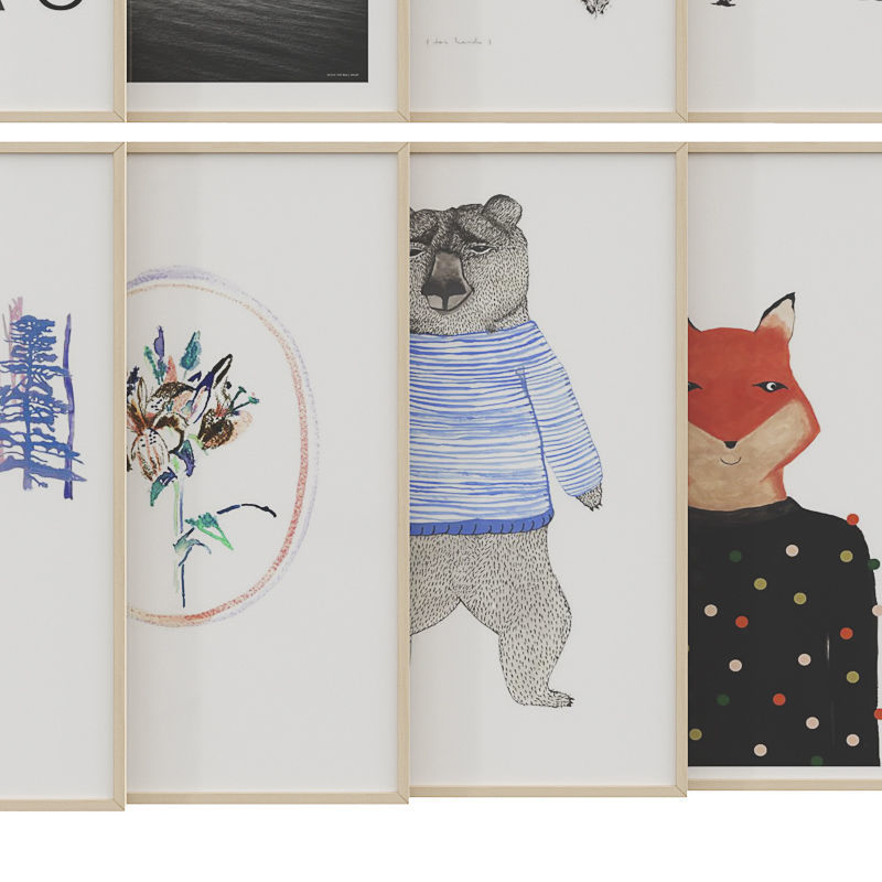 art work set 41 3D model_3