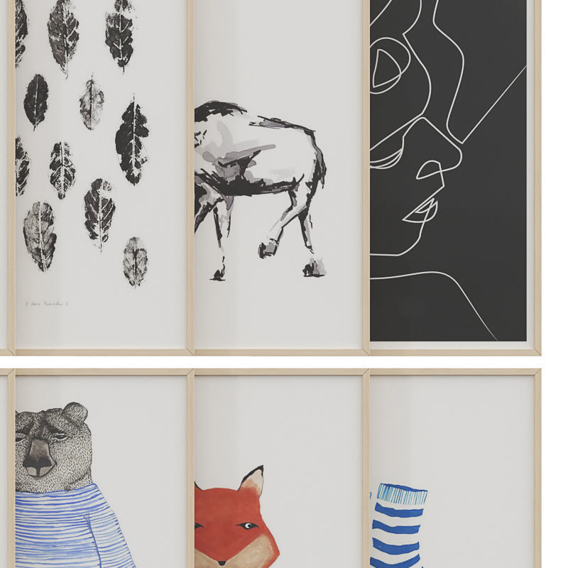 art work set 41 3D model_2