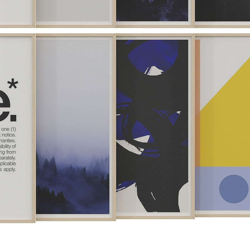 art work set 40 3D model_3