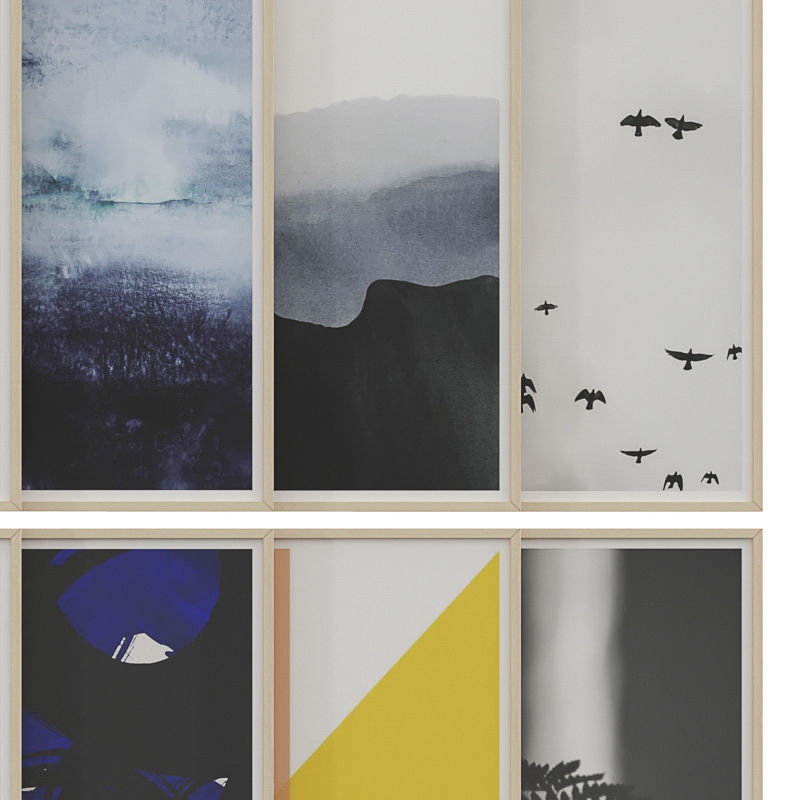 art work set 40 3D model_2