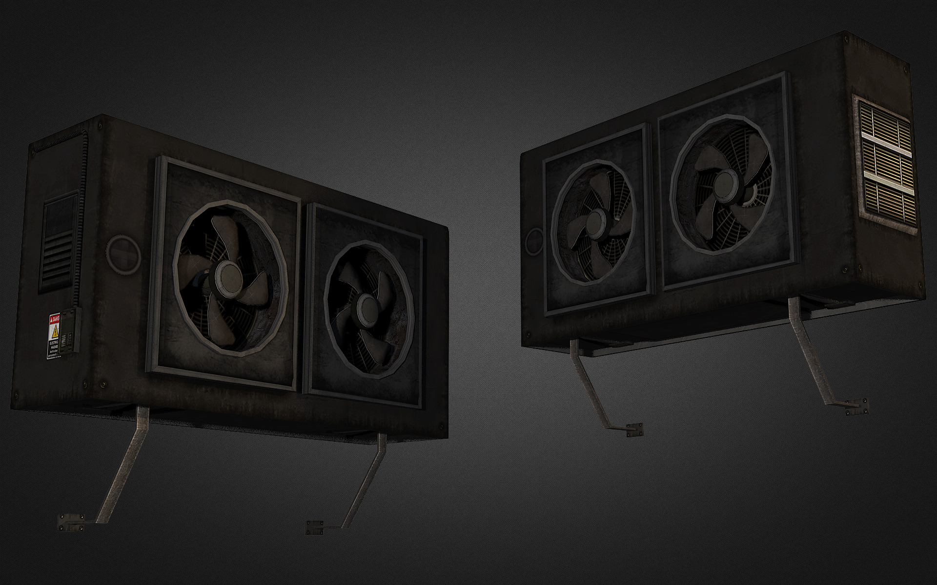 Urban Street Props Vol 1 Low-poly 3D model_1