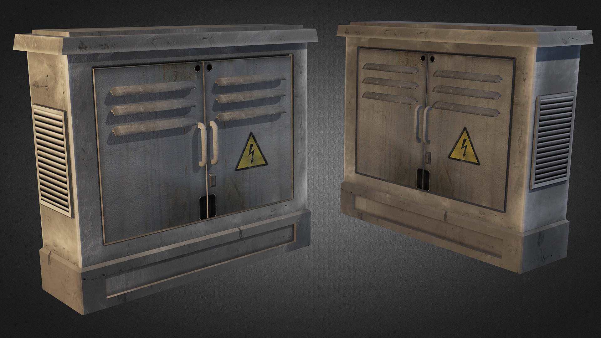 Urban Street Props Vol 1 Low-poly 3D model_7