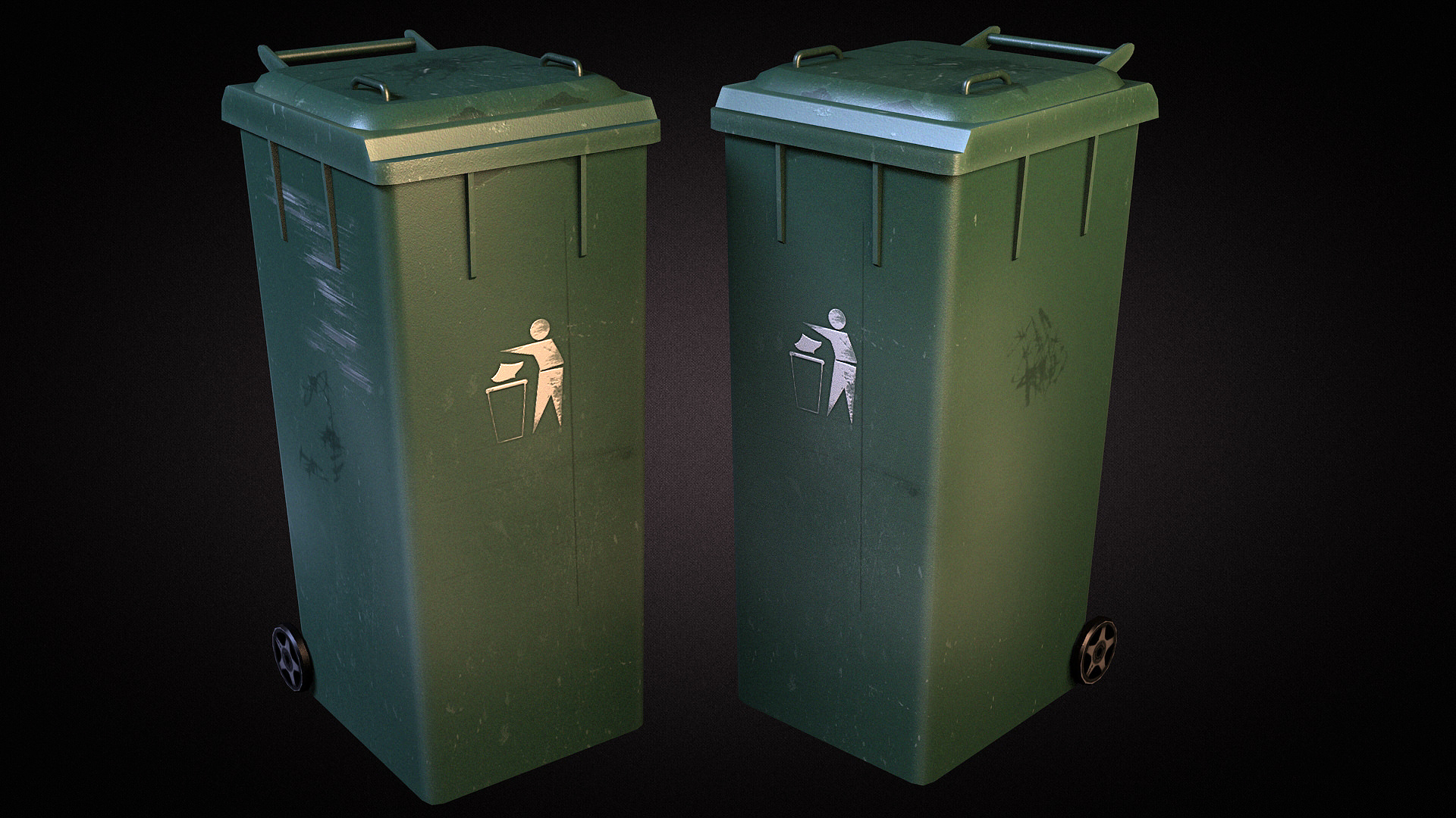 Urban Street Props Vol 1 Low-poly 3D model_12