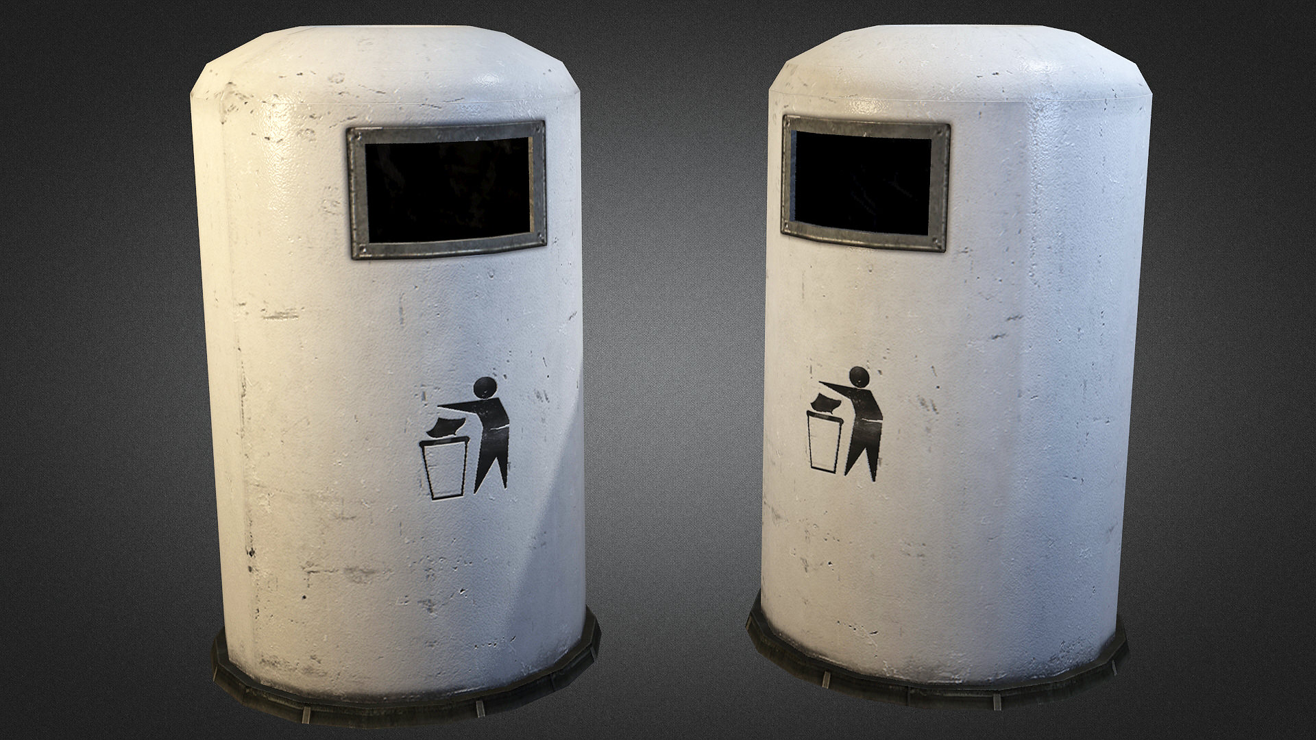 Urban Street Props Vol 1 Low-poly 3D model_10